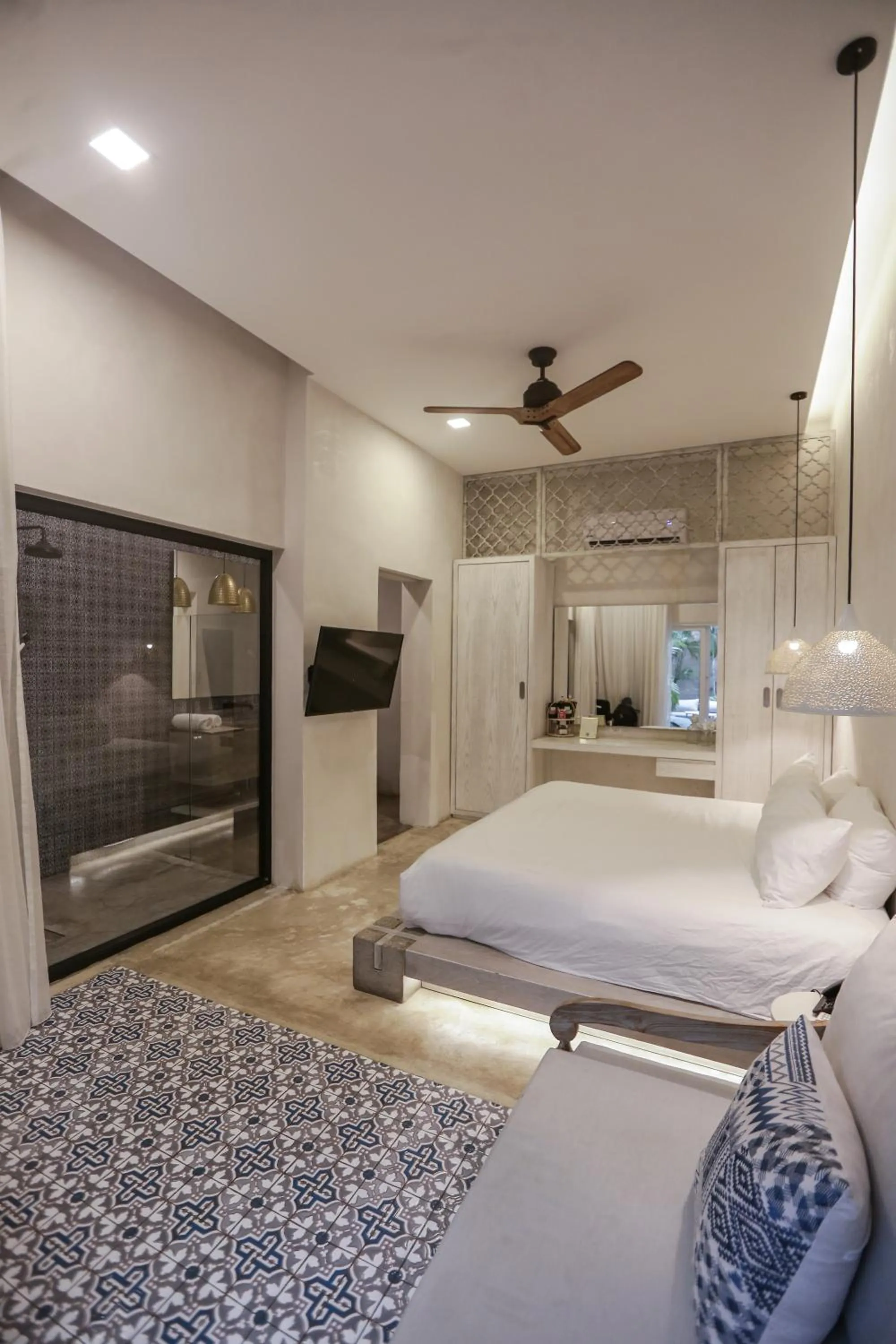 Shower, Bed in Layla Tulum - Adults Only