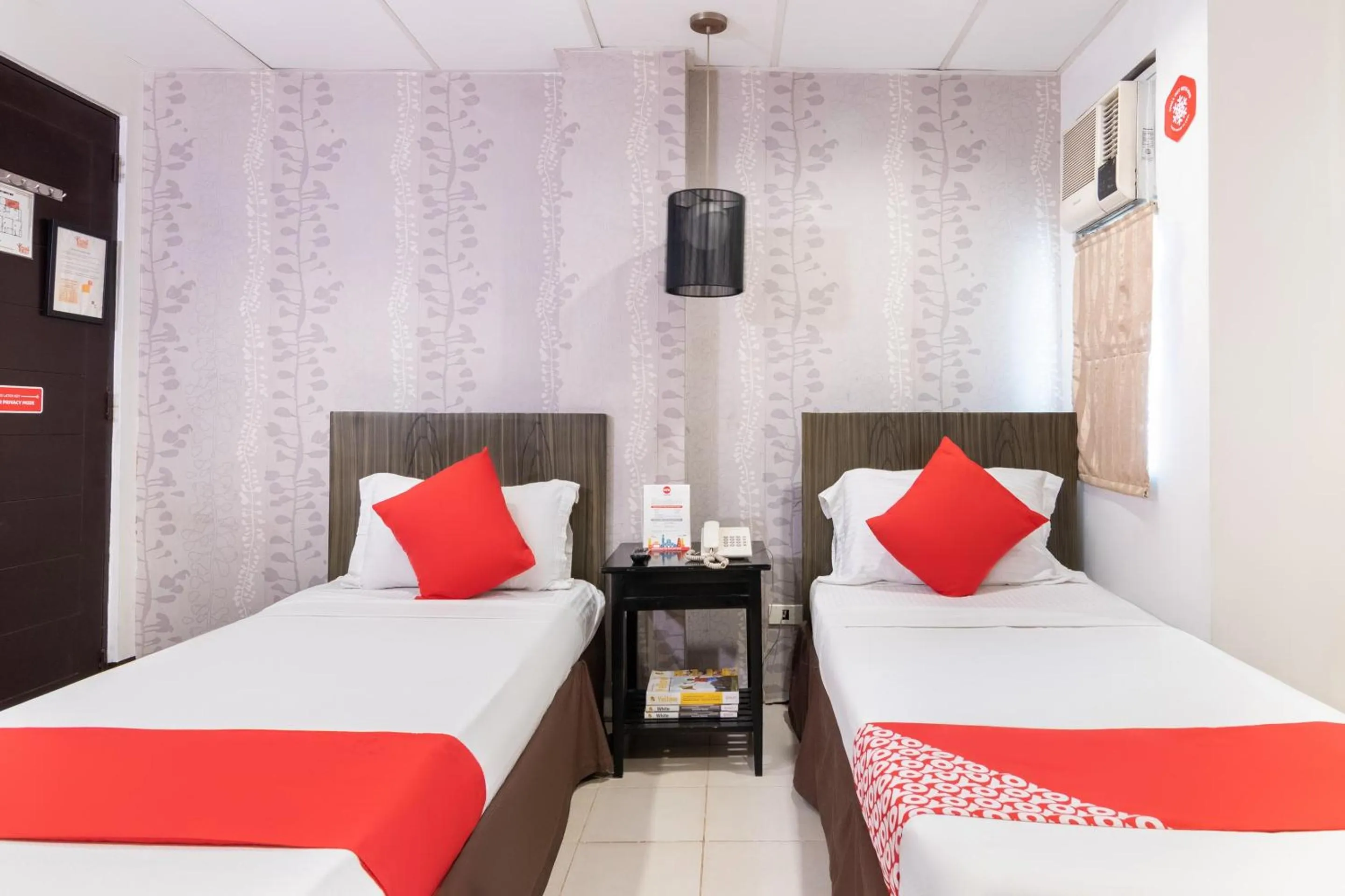 Bathroom, Bed in Orange Nest Hotel