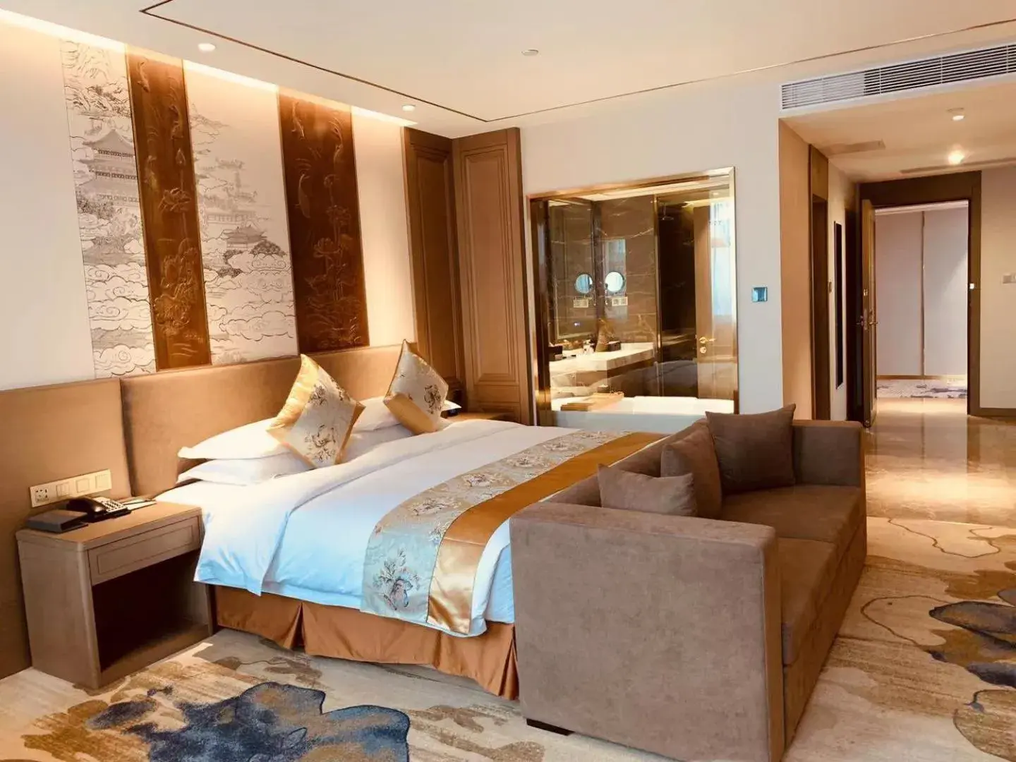 Bed in Baoying Jinling Hotel Bed in Baoying Jinling Hotel