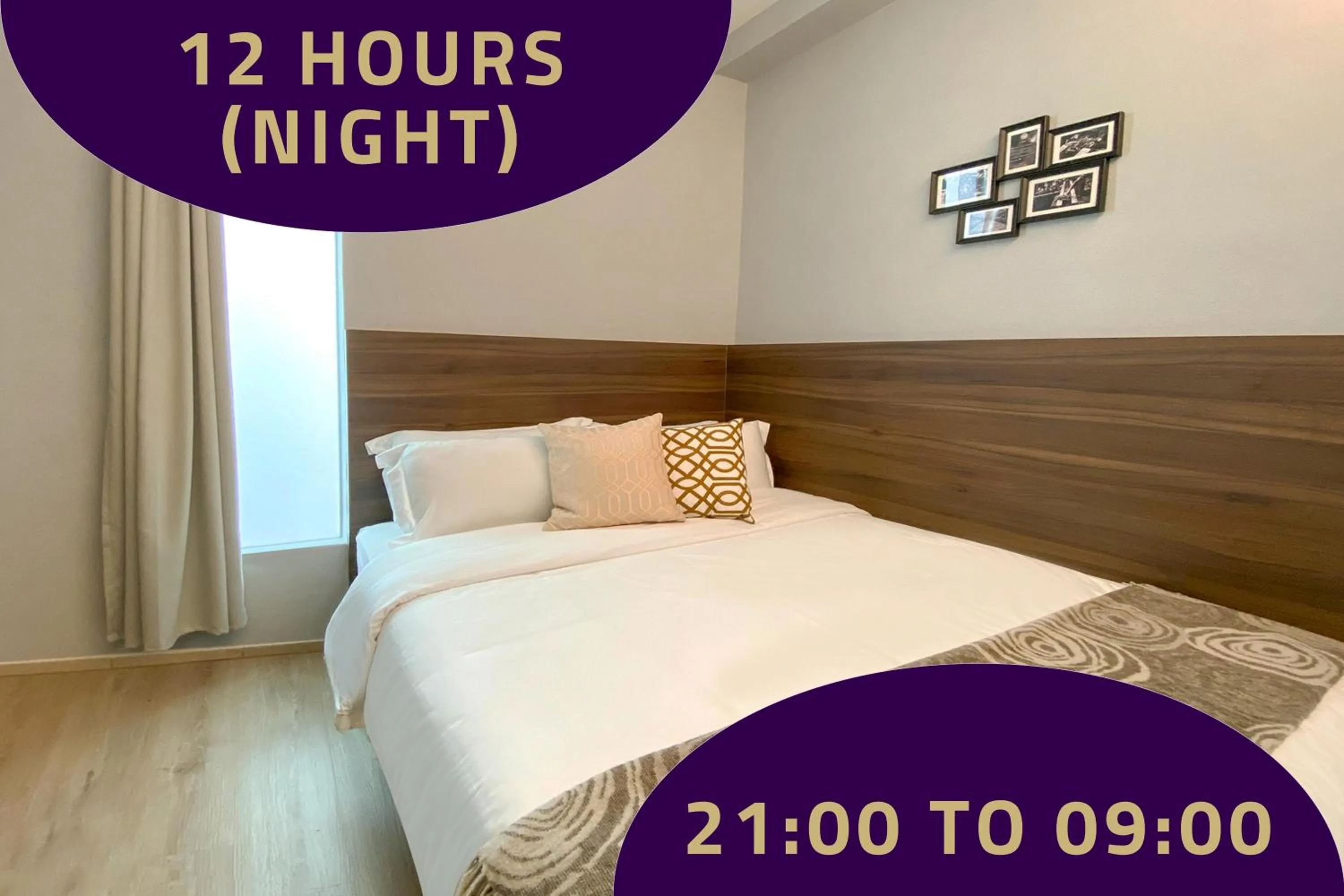 Bed in ST Signature Bugis Beach, SHORT OVERNIGHT, 12 Hours, check in 7PM or 9PM