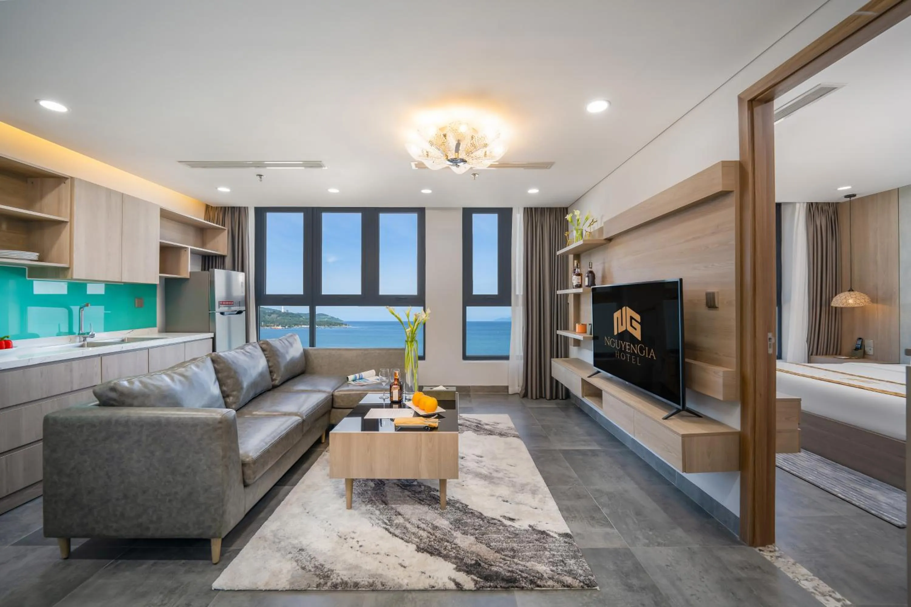 Bed in Nguyen Gia Hotel