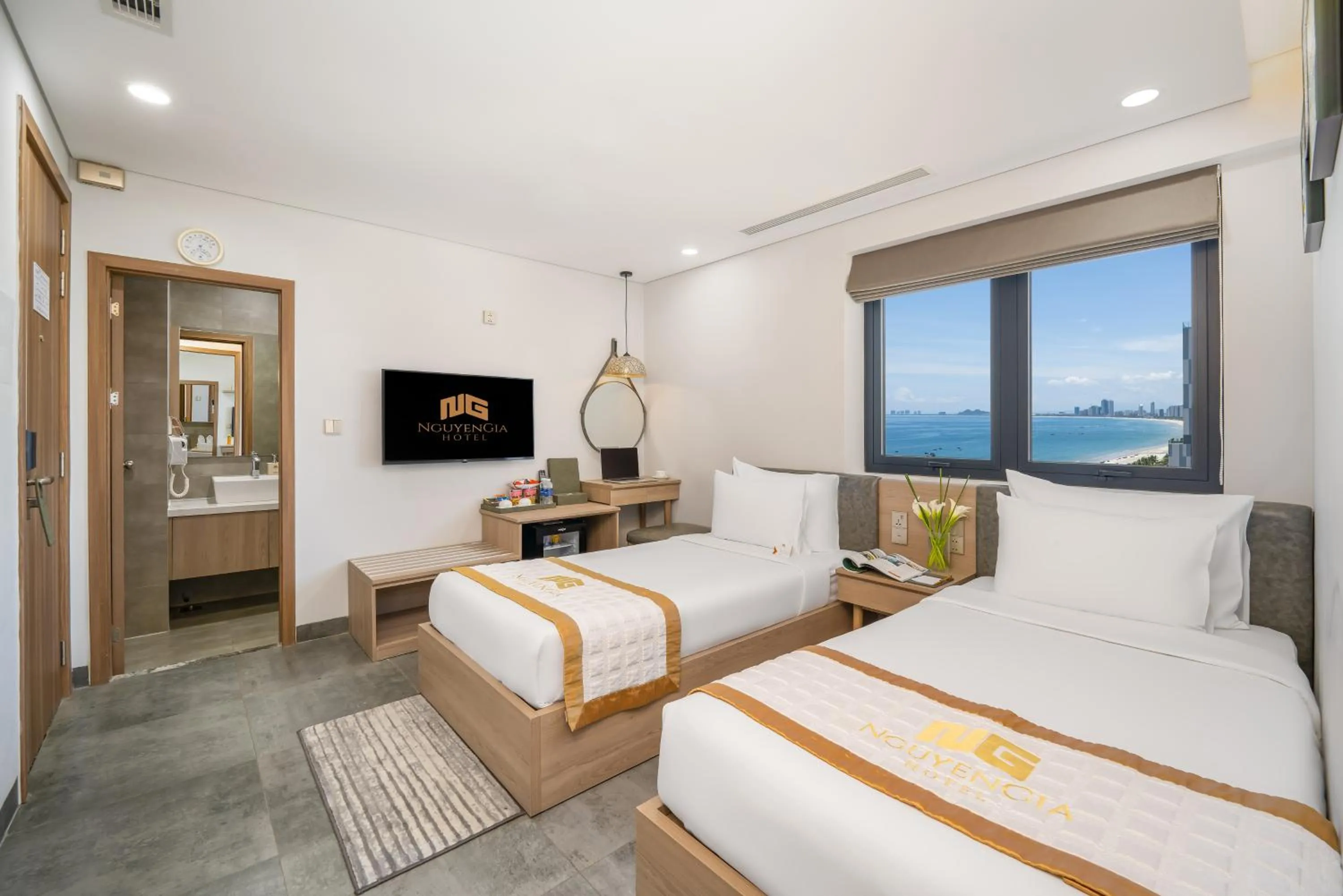 Sea view, Bed in Nguyen Gia Hotel