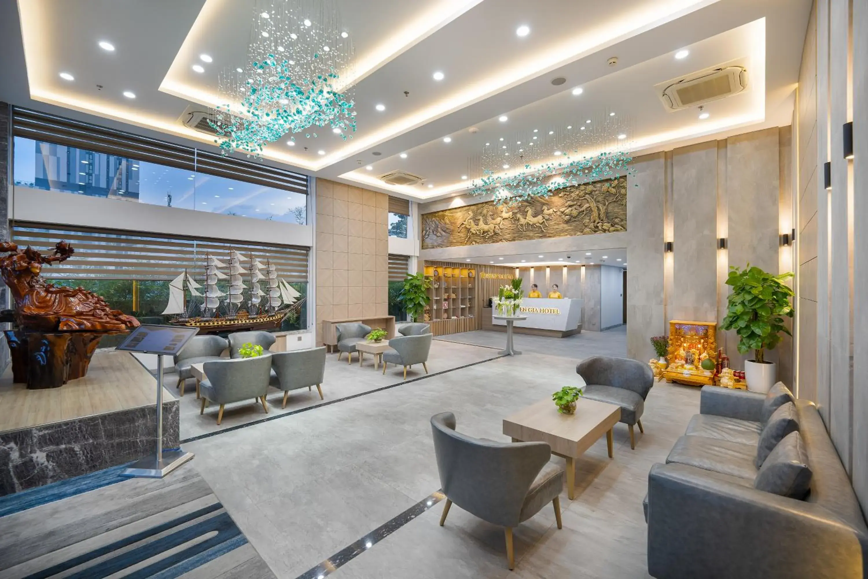 Lobby or reception in Nguyen Gia Hotel Lobby or reception in Nguyen Gia Hotel