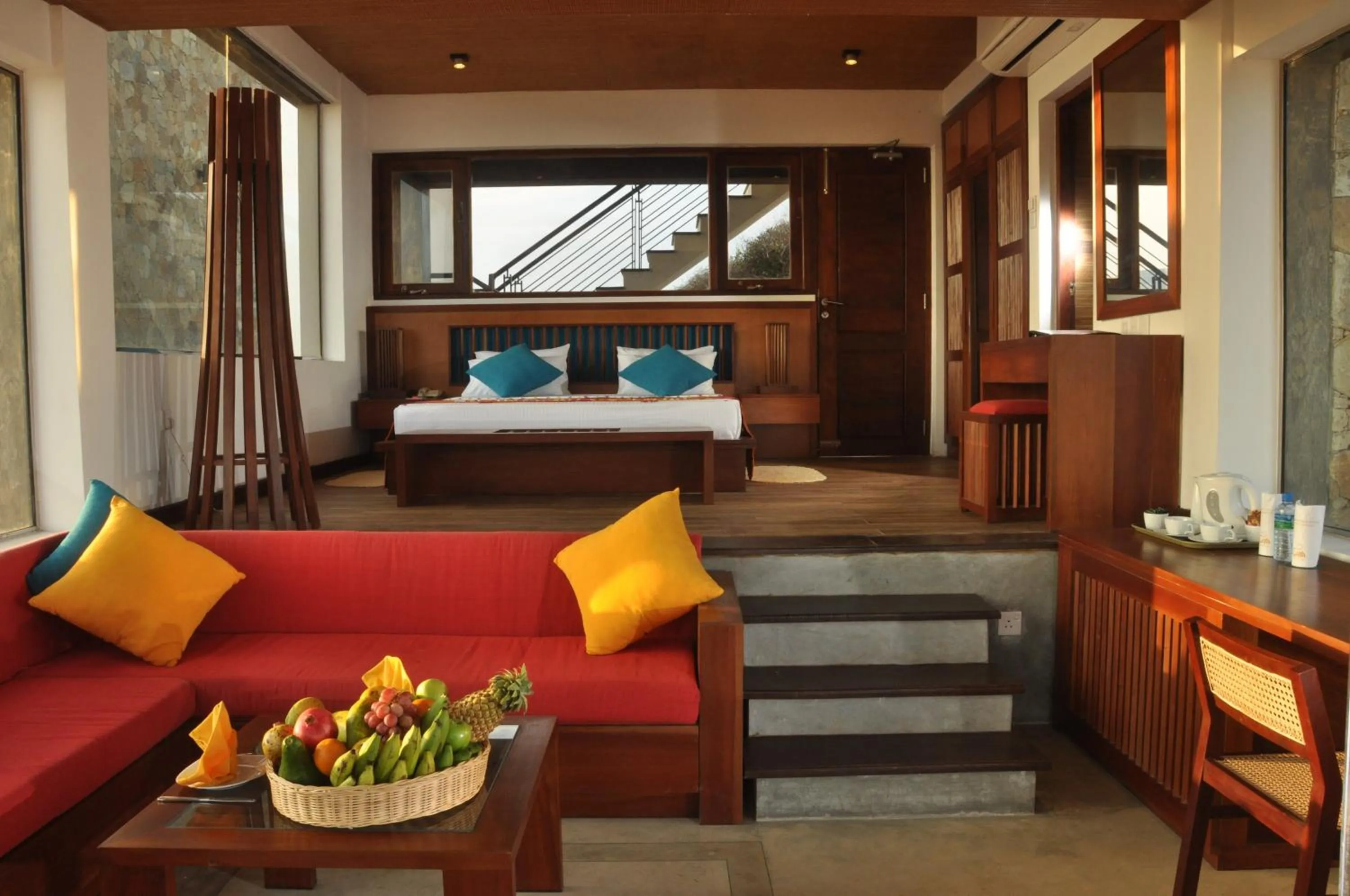 Living room in Laya Safari Resorts & Spa