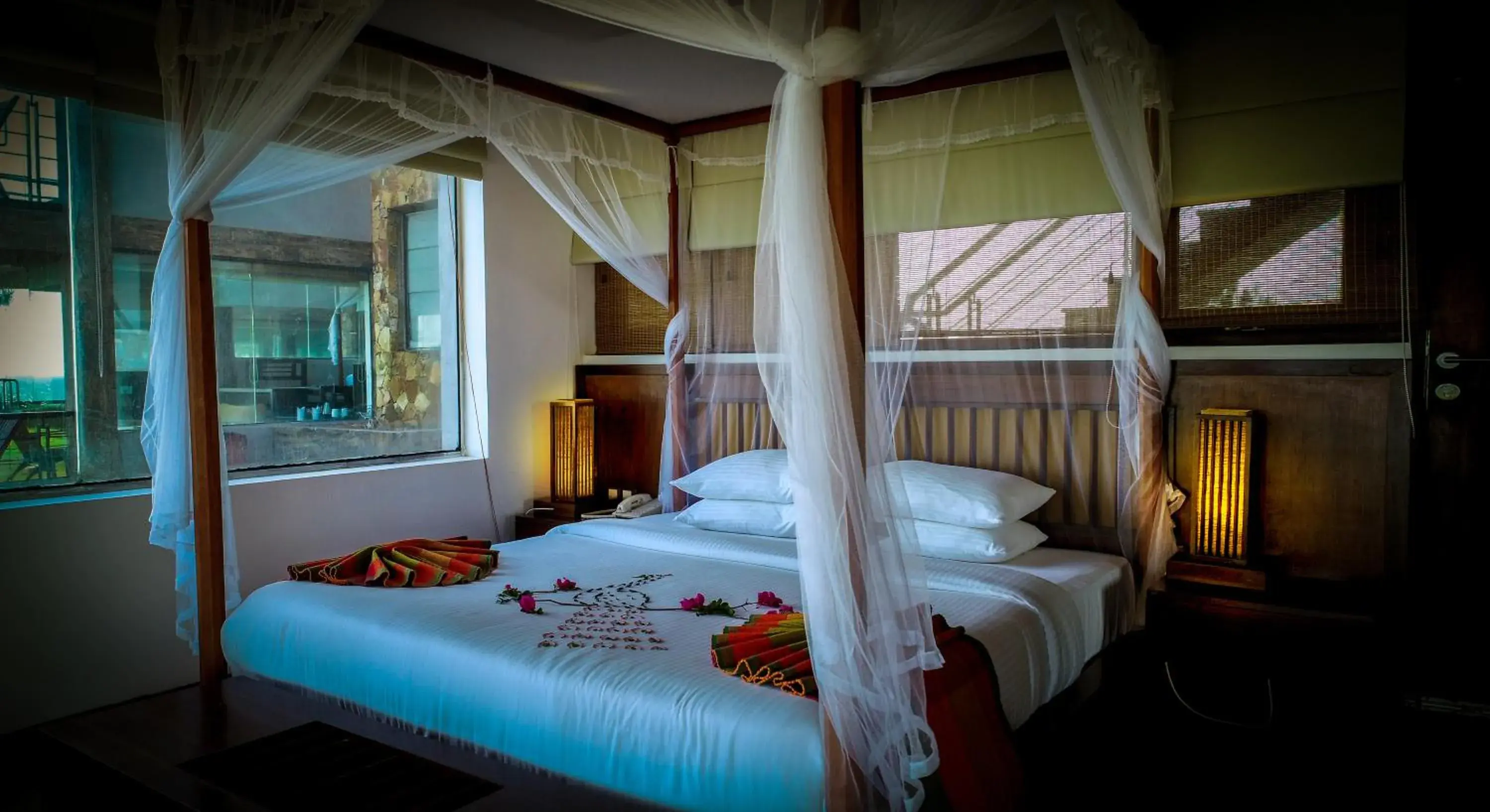 Bedroom, Bed in Laya Safari Resorts & Spa Bedroom, Bed in Laya Safari Resorts & Spa