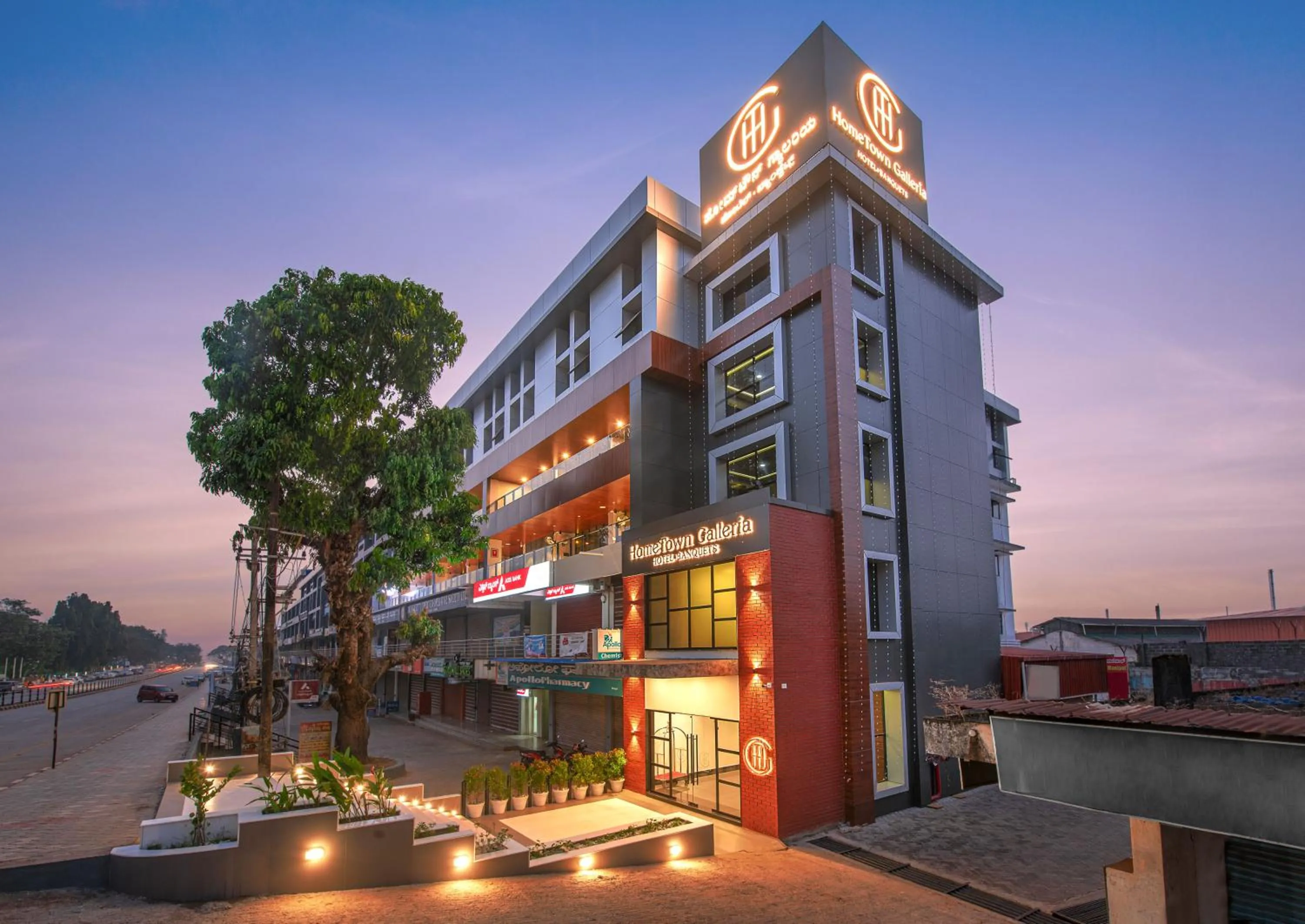 Property building in Hometown Galleria Manipal