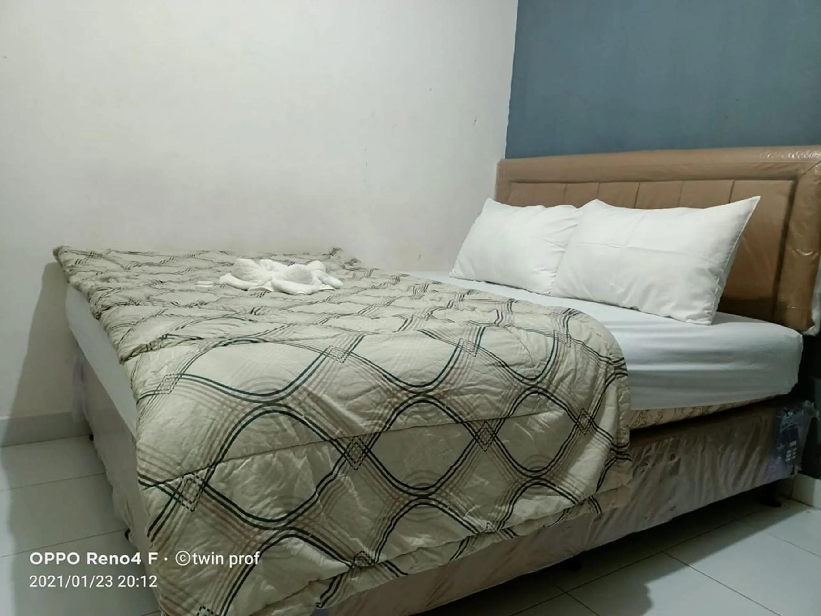 Bed in Aesthetic Room