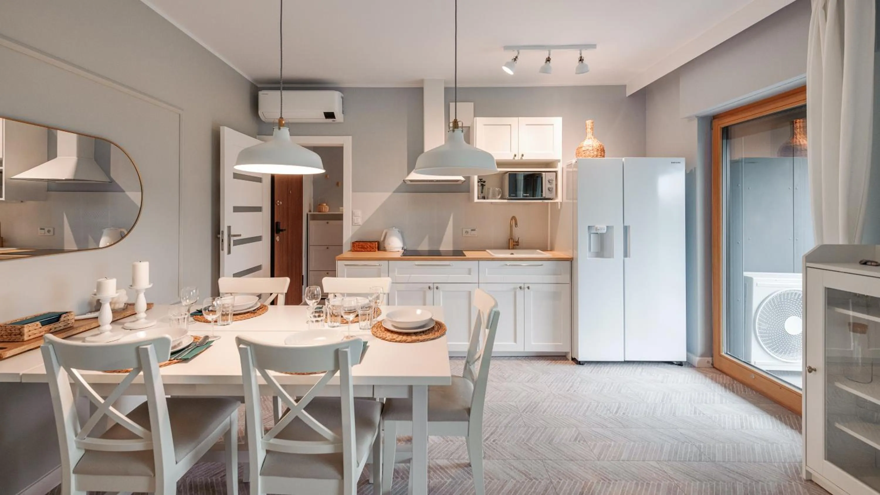 Kitchen or kitchenette in Nadmotławie z sauną, Sun & Snow