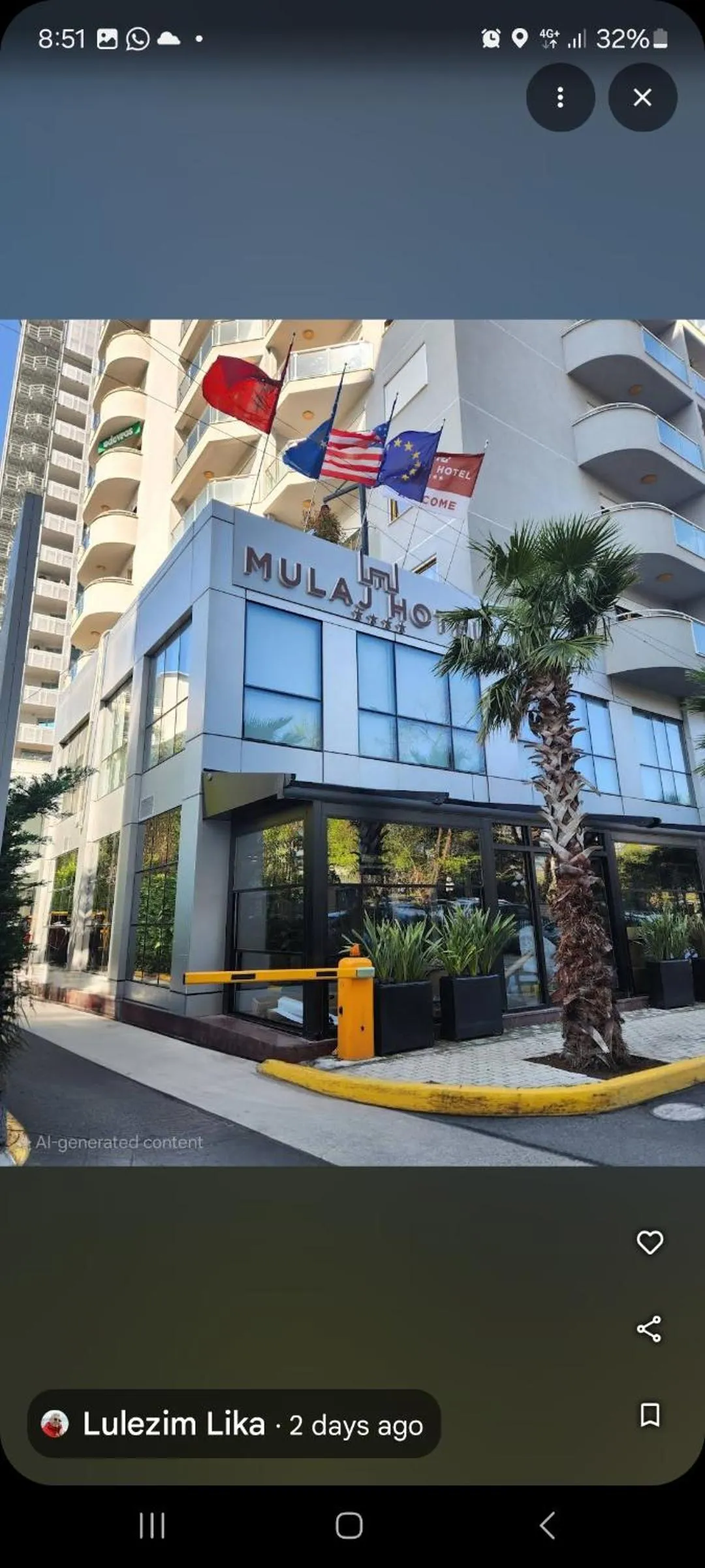 Restaurant/places to eat in Mulaj Hotel