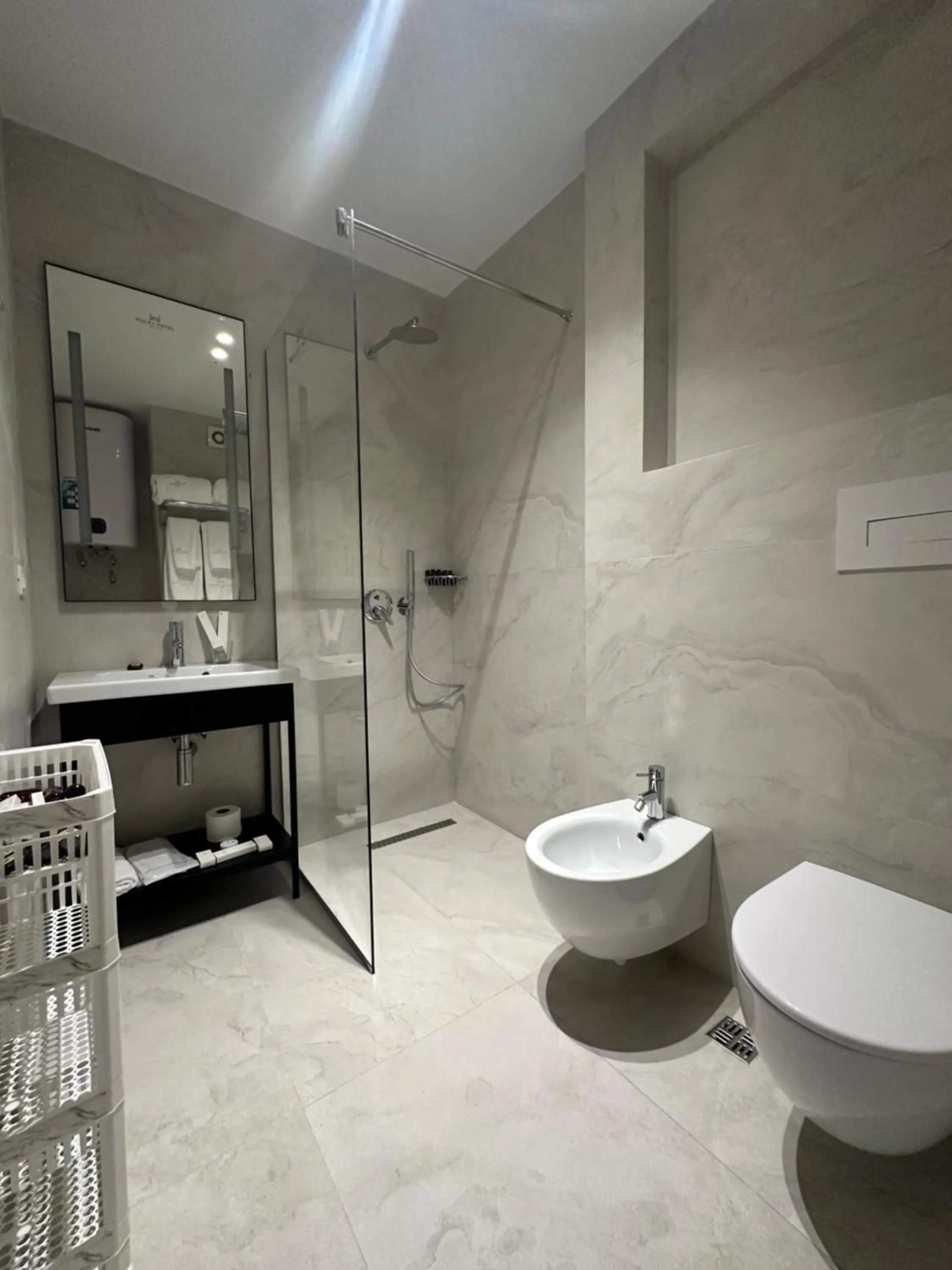 Shower in Mulaj Hotel