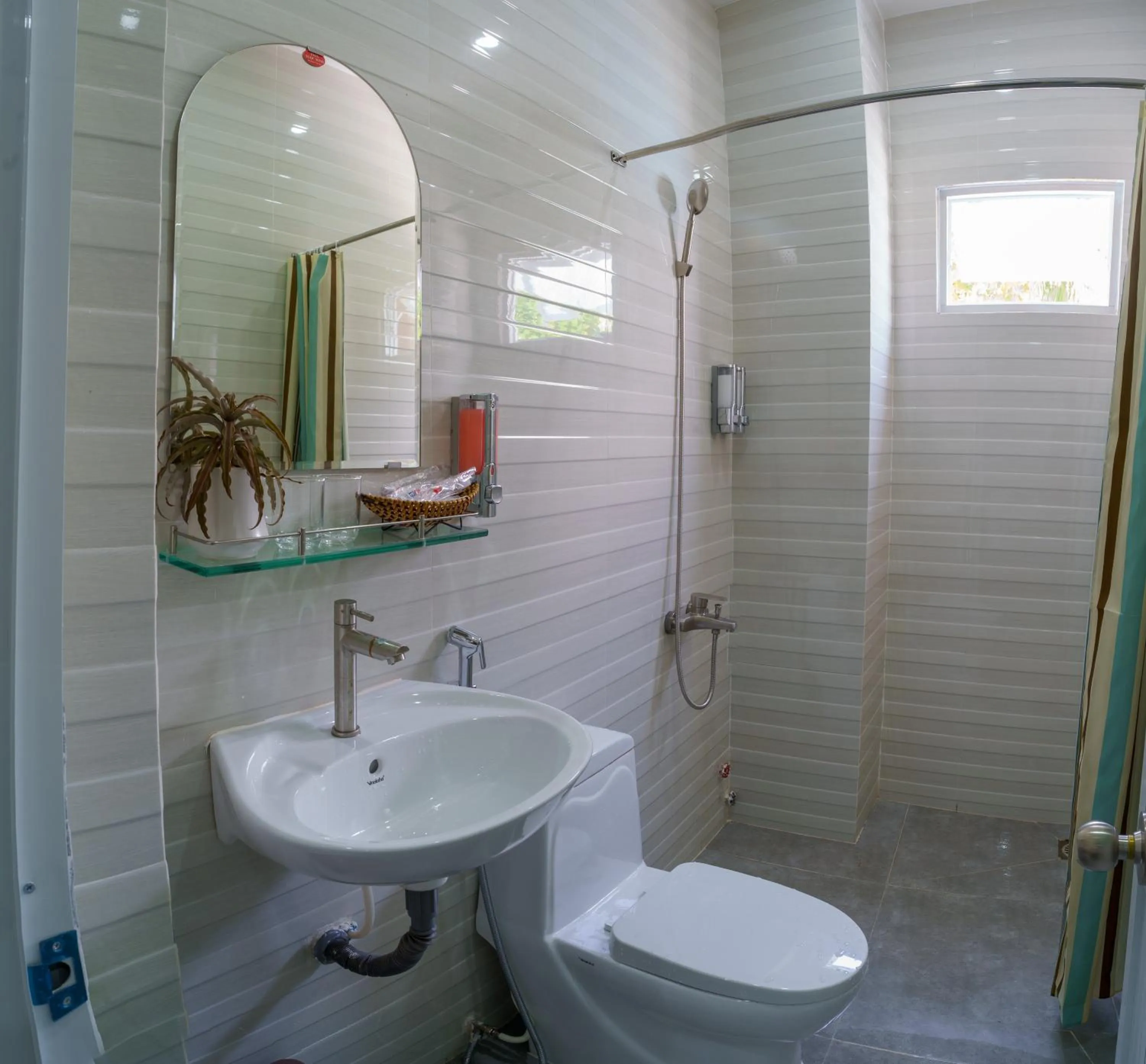 Shower in Mekong 69 Hostel