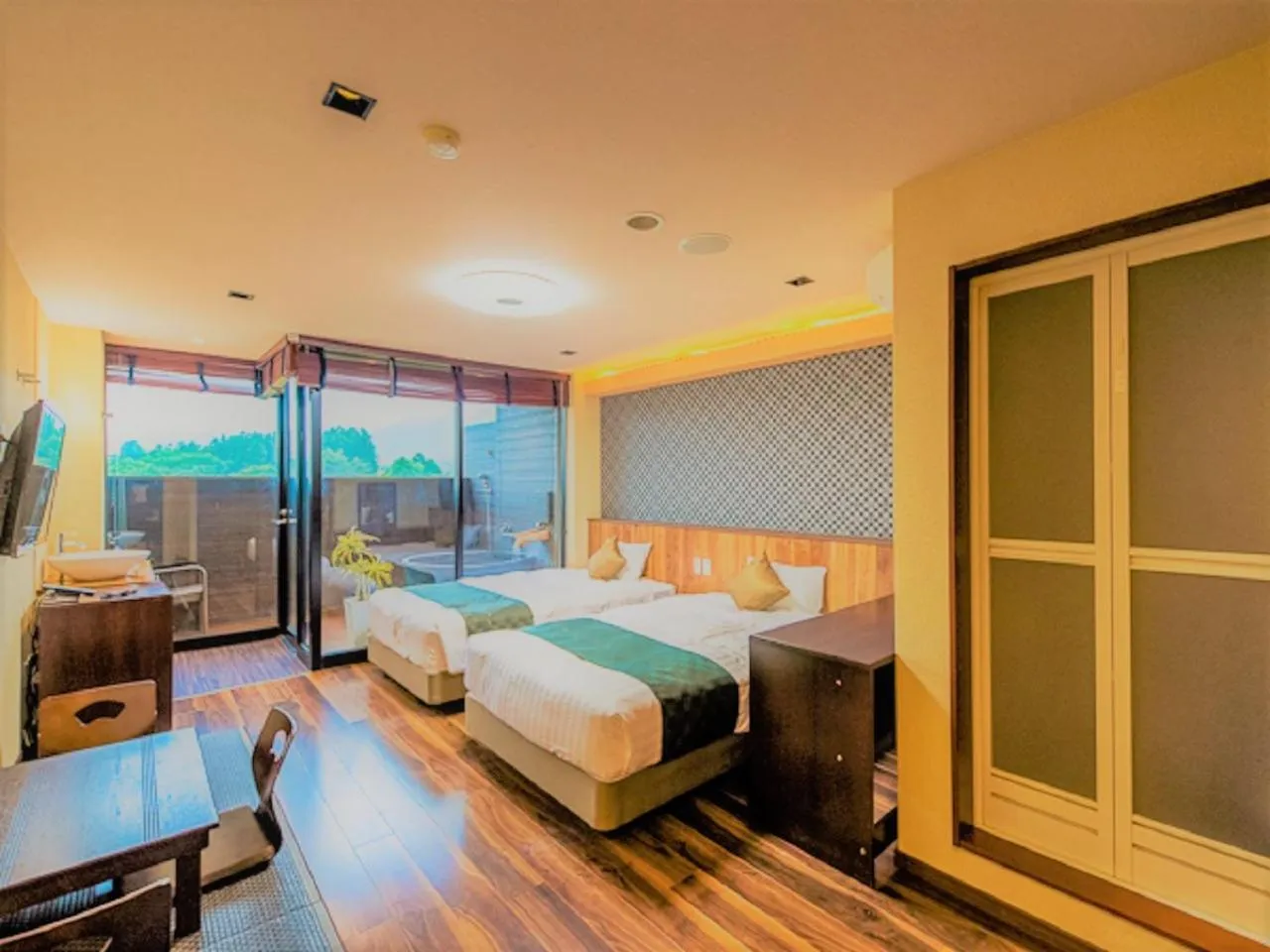 Photo of the whole room, Bed in LiVEMAX RESORT Kinugawa