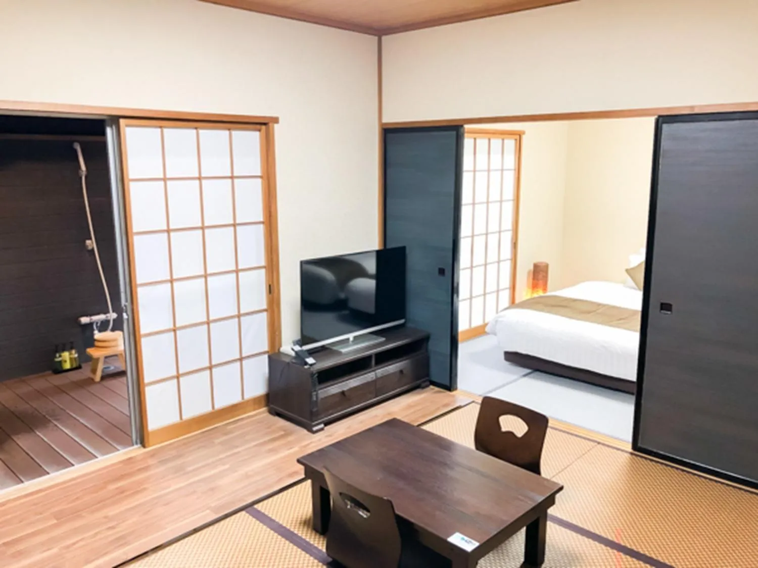 Living room, Bed in LiVEMAX RESORT Kinugawa