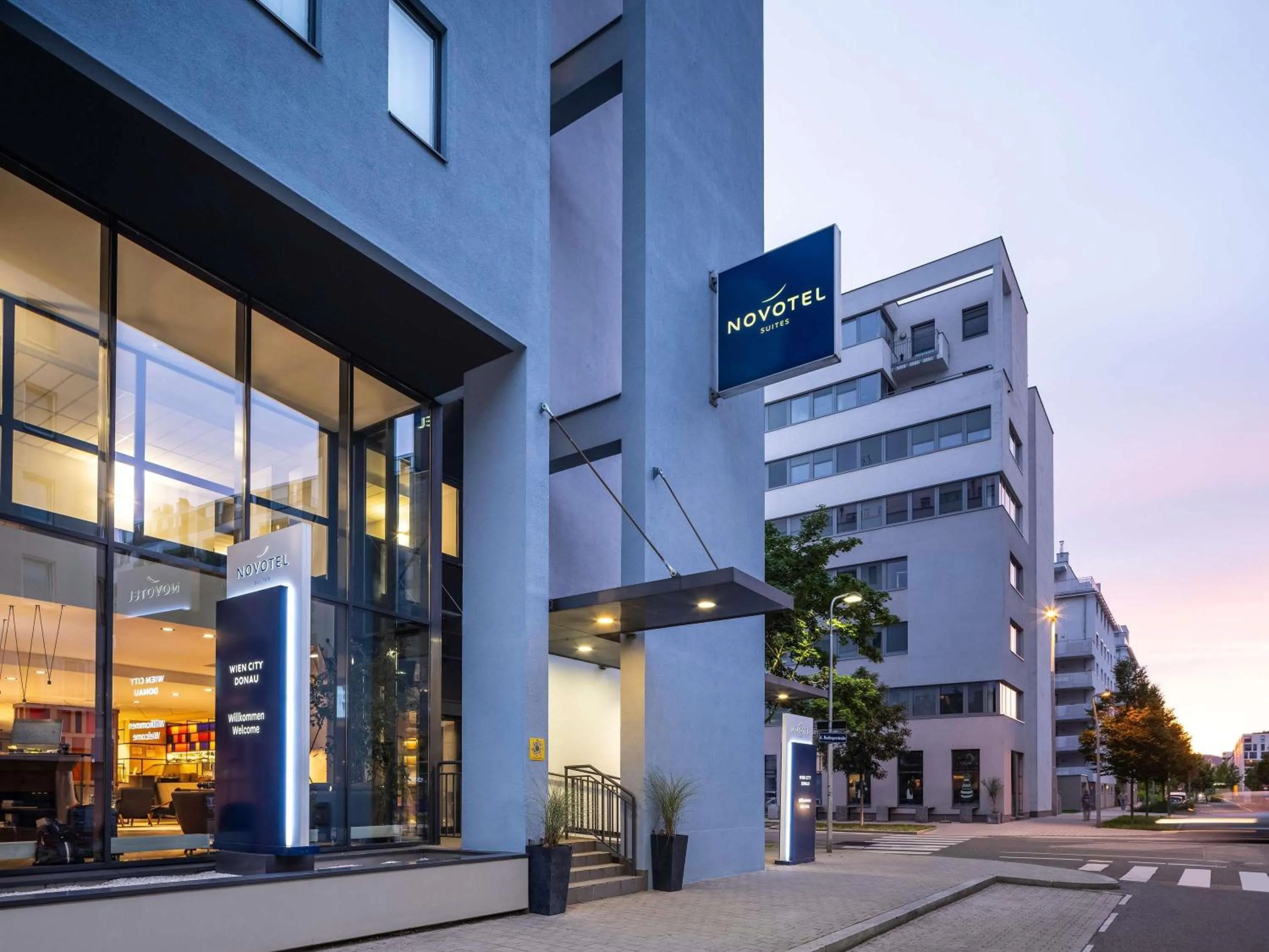 Property building in Novotel Suites Wien City Donau