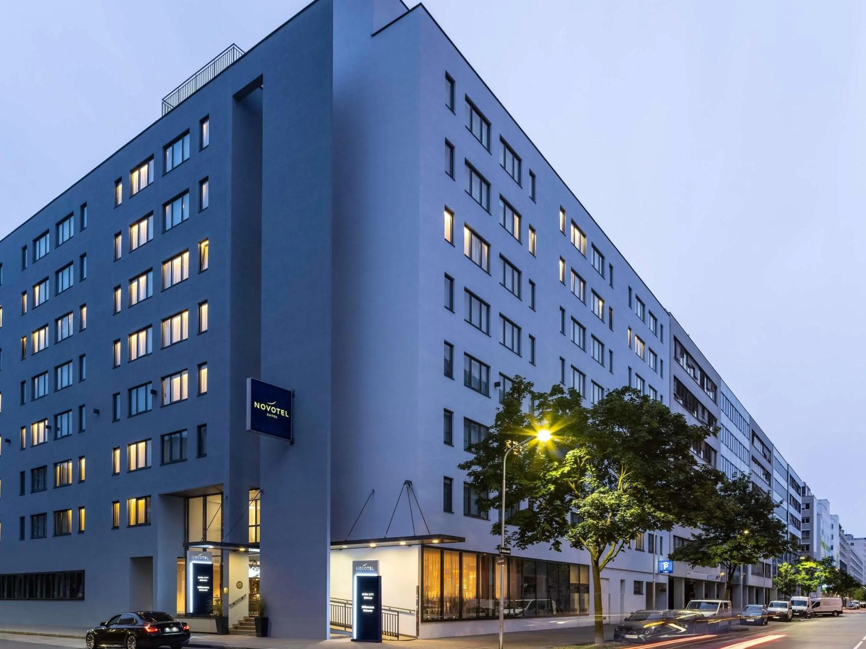 Property building in Novotel Suites Wien City Donau