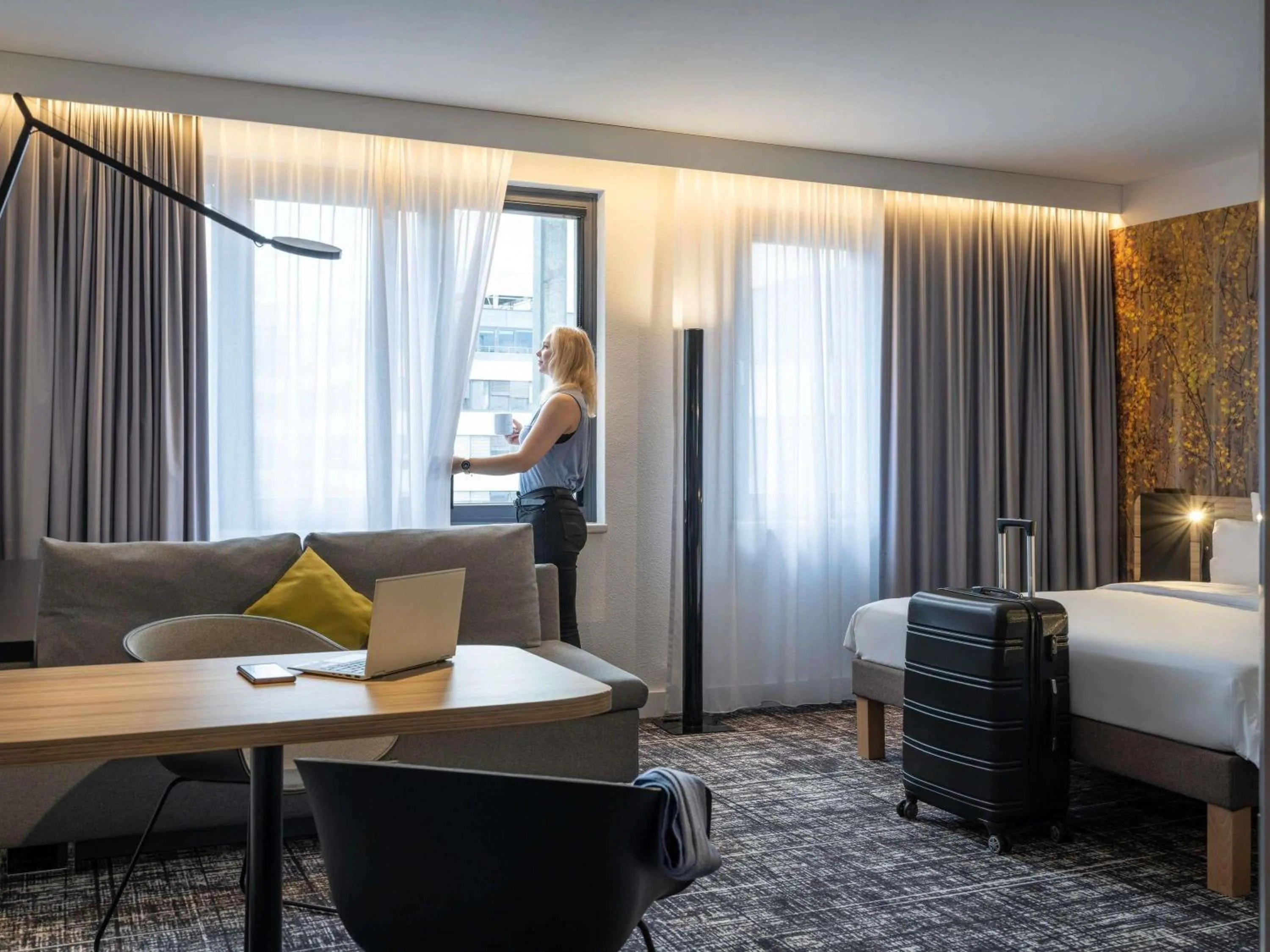 Bedroom, Bed in Novotel Suites Wien City Donau