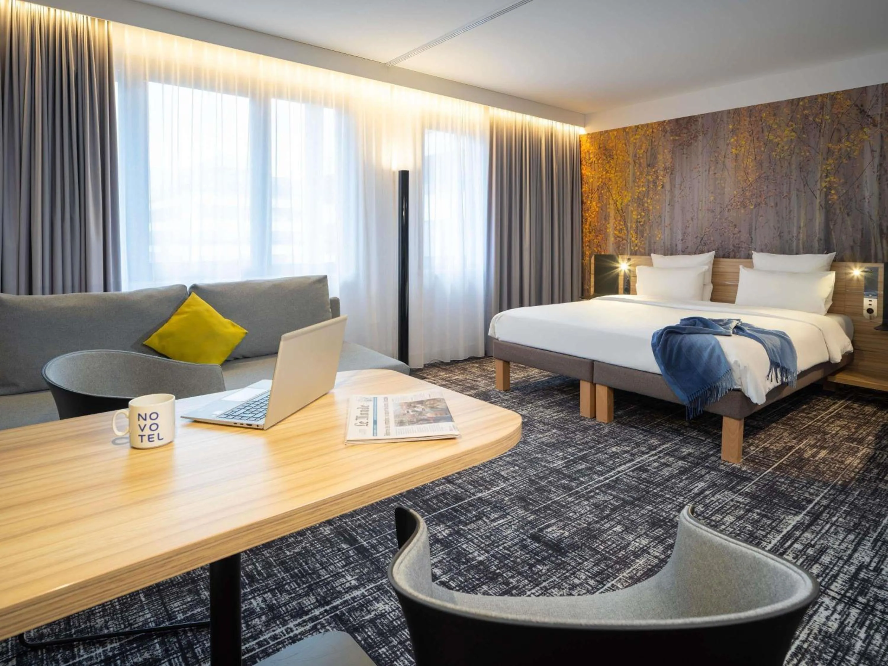 Bedroom, Bed in Novotel Suites Wien City Donau