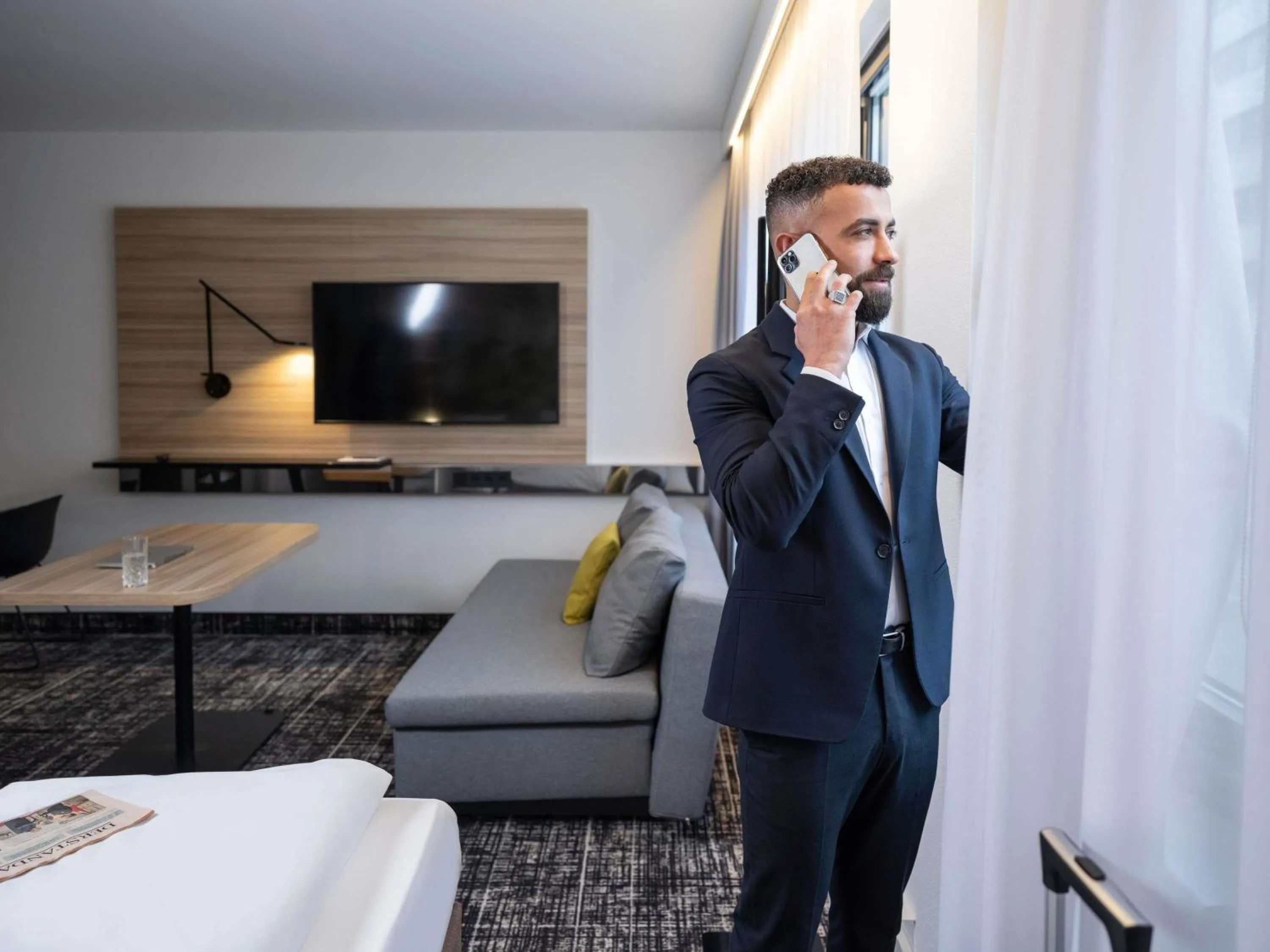 Bedroom in Novotel Suites Wien City Donau