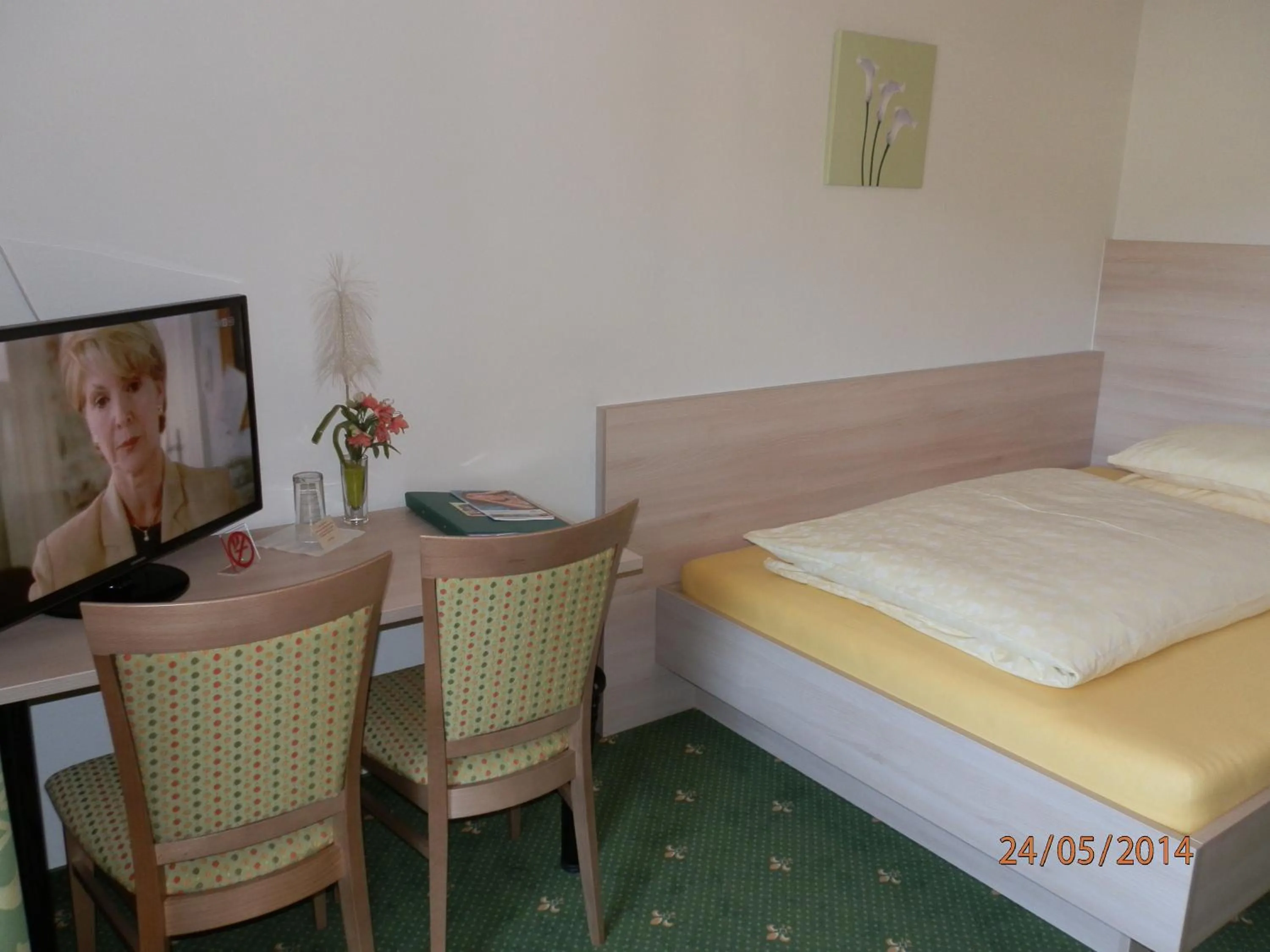 Decorative detail, Bed in Pension Gstrein