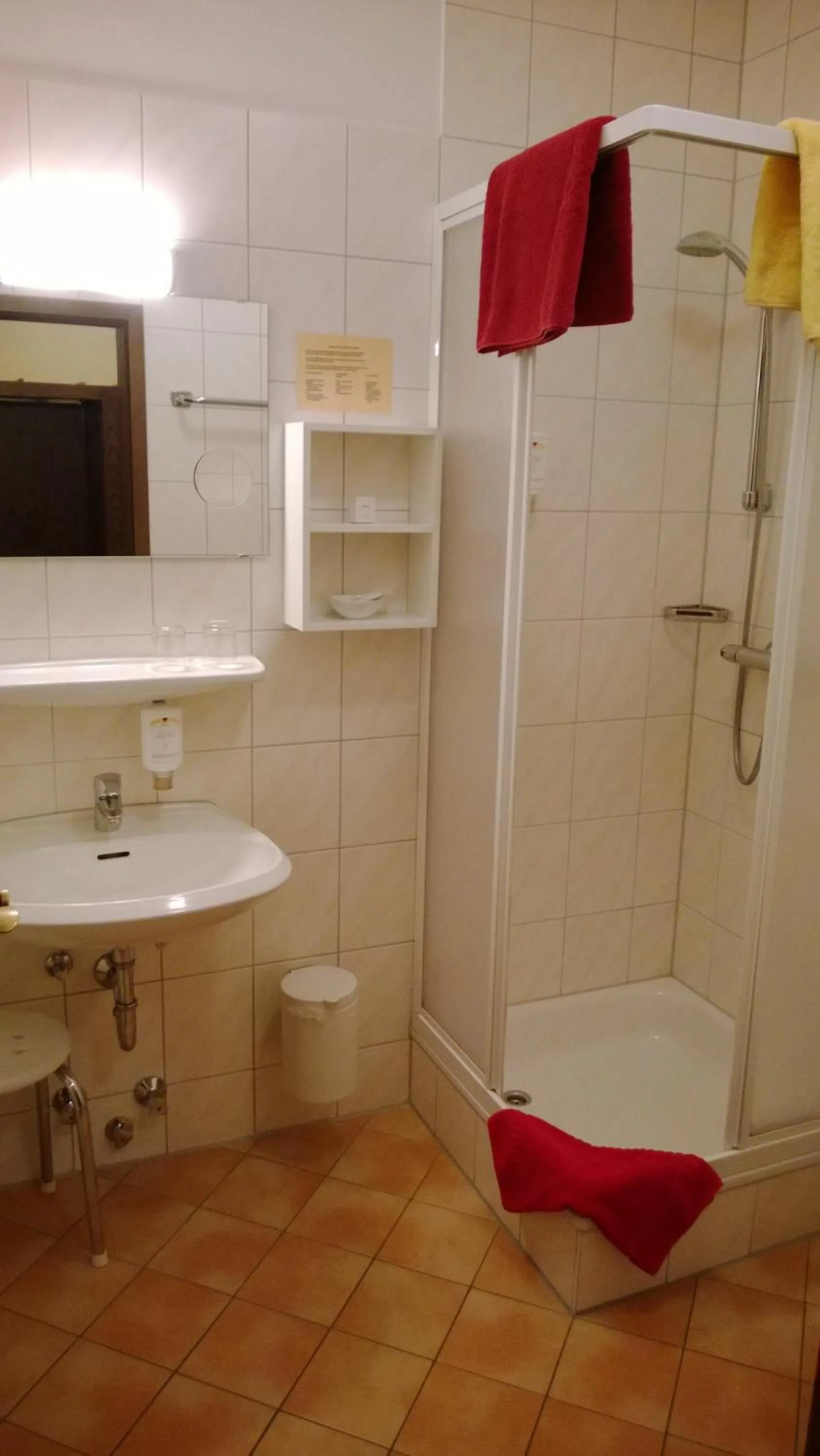 Bathroom in Landhotel Vierjahreszeiten