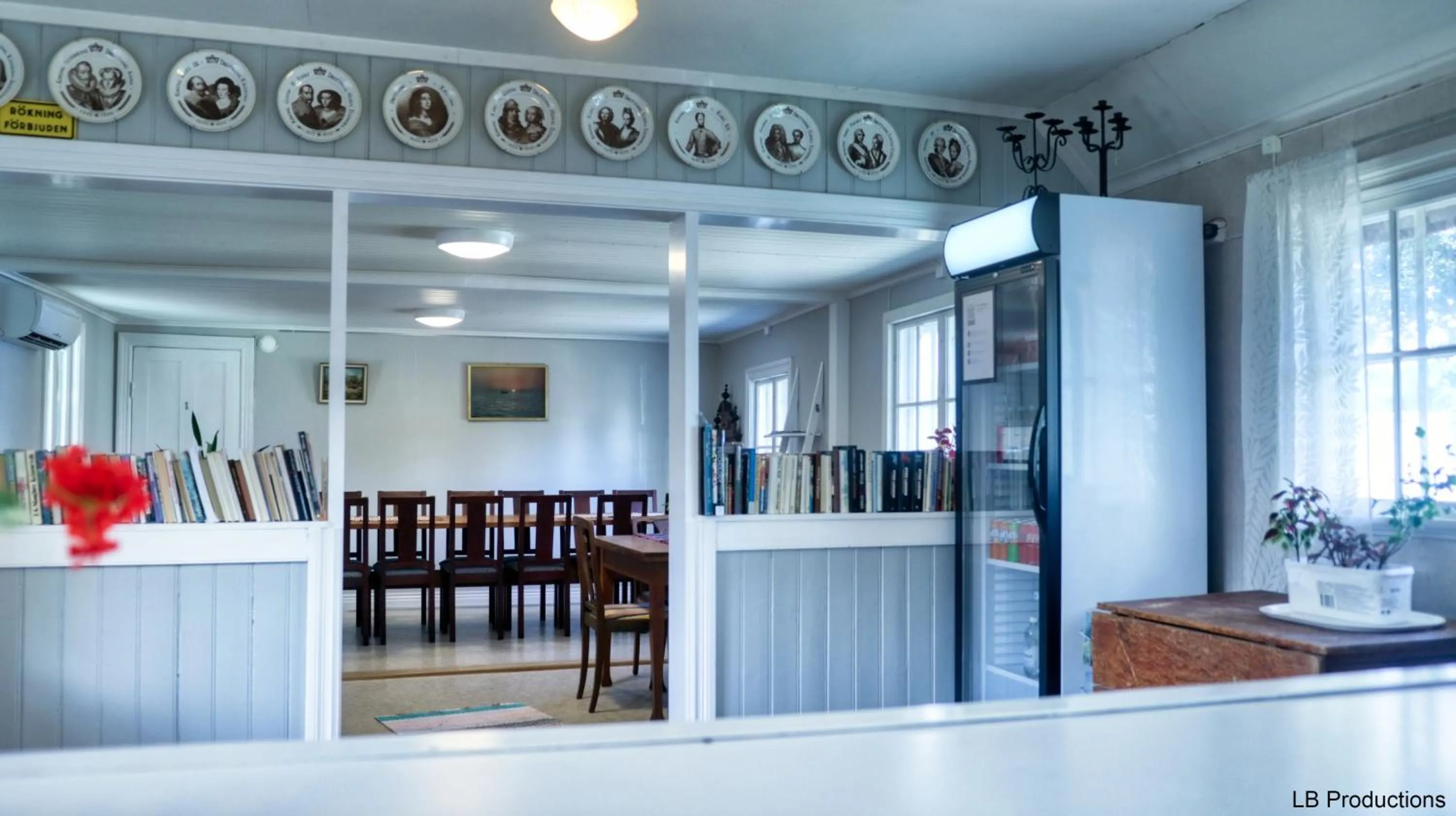 Seating area in Apelviksgården B&B, Kulturhistorisk gård