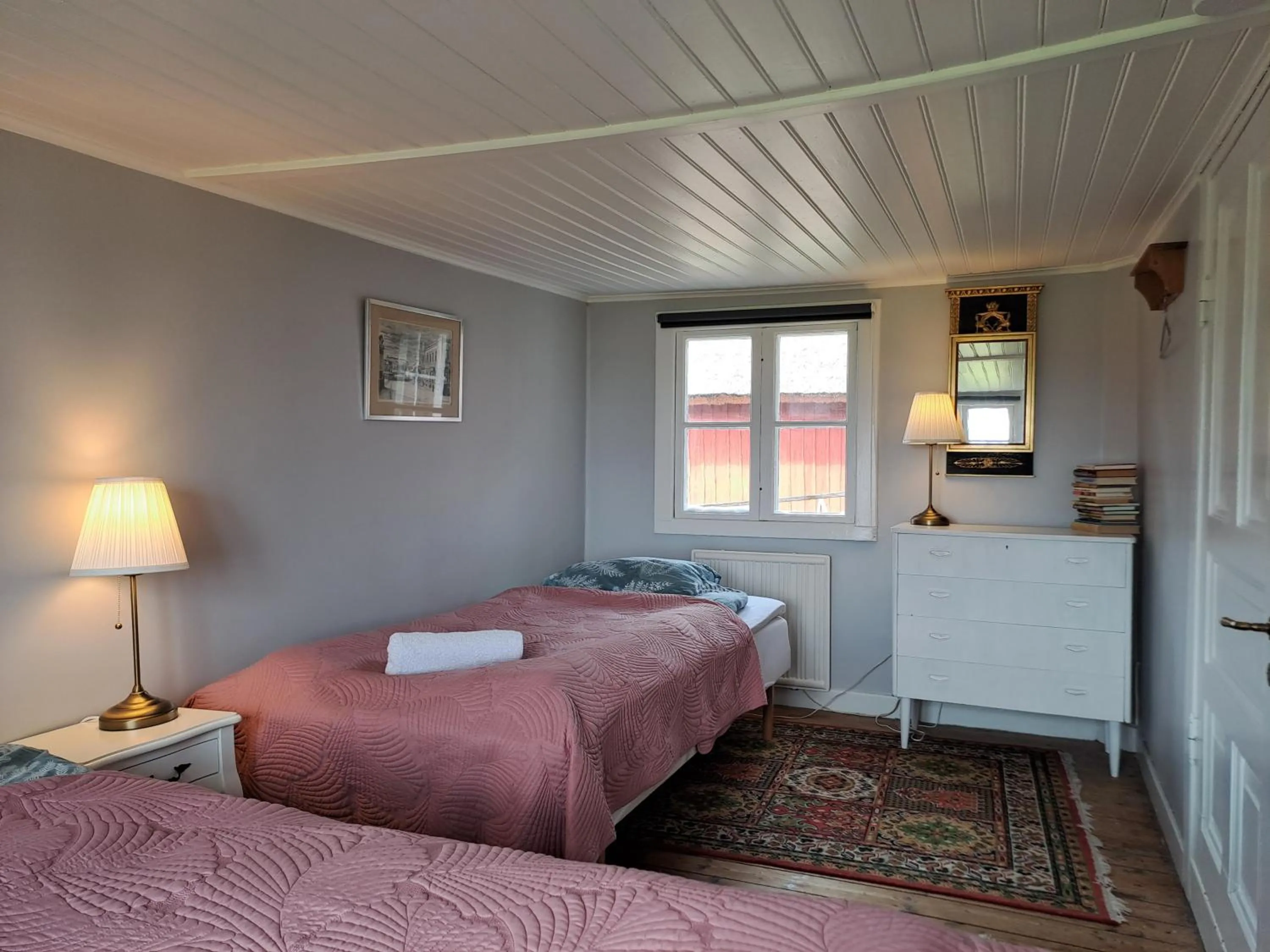 Photo of the whole room, Bed in Apelviksgården B&B, Kulturhistorisk gård