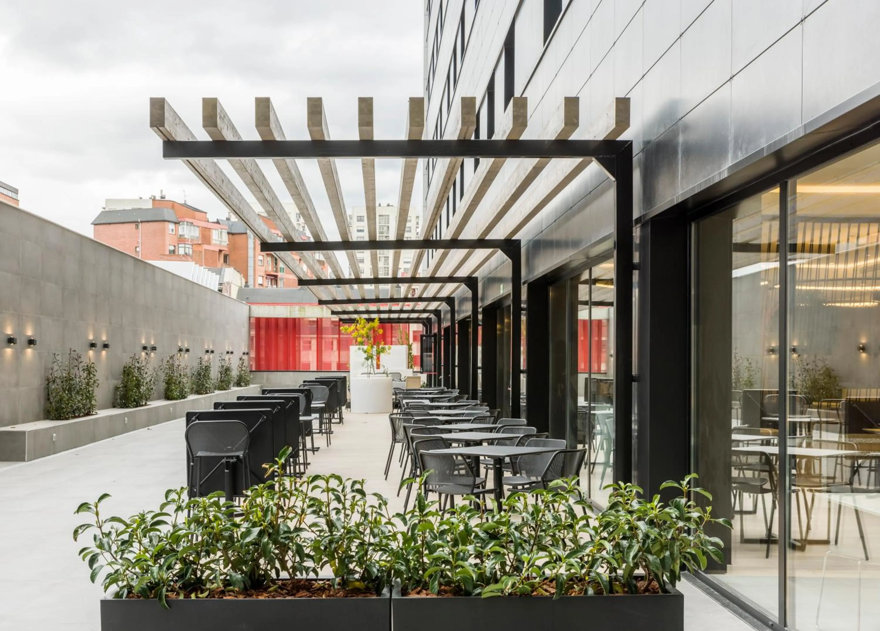 Balcony/Terrace in Hotel Ilunion San Mamés