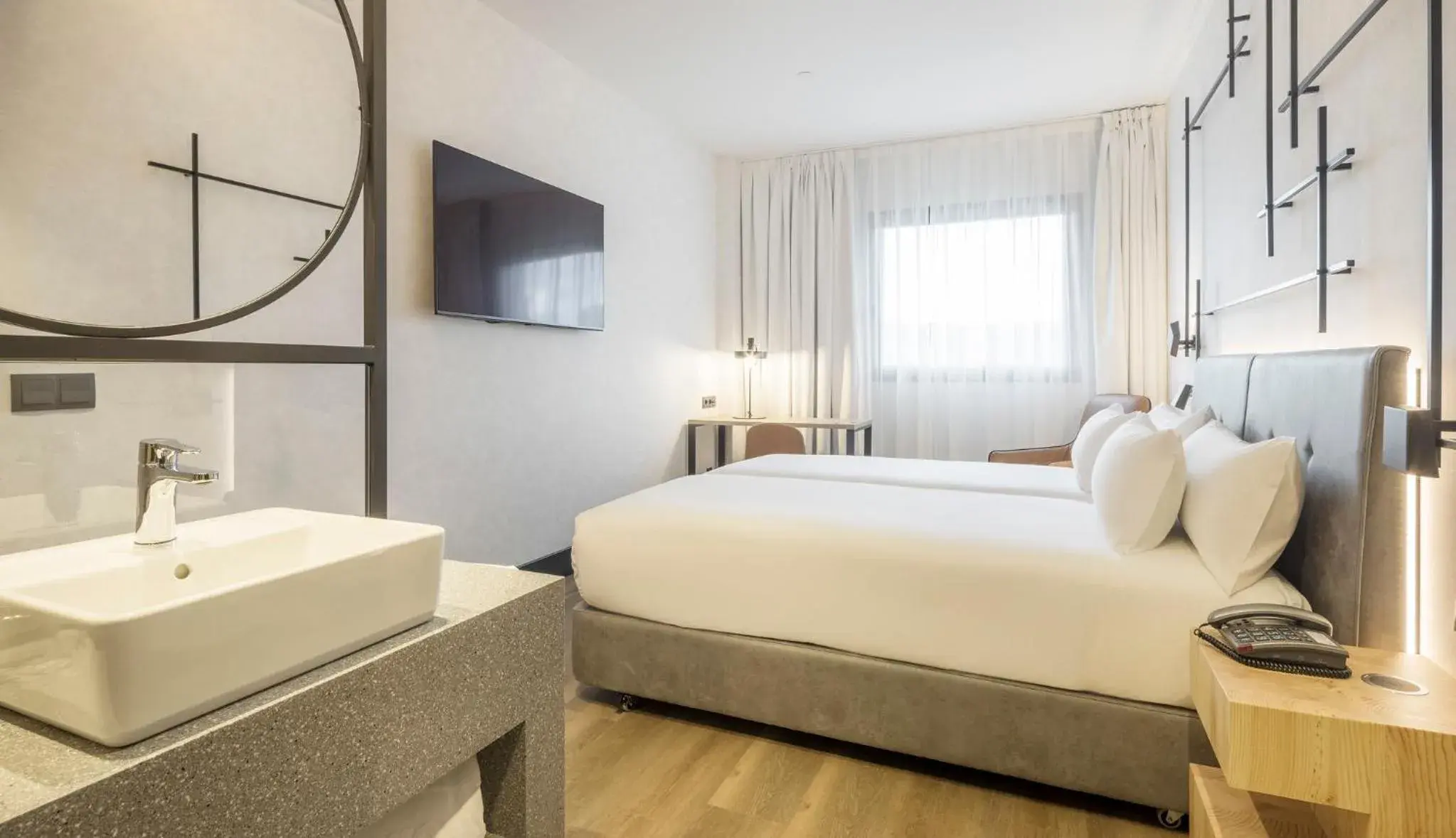 Bed in Hotel Ilunion San Mamés Bed in Hotel Ilunion San Mamés