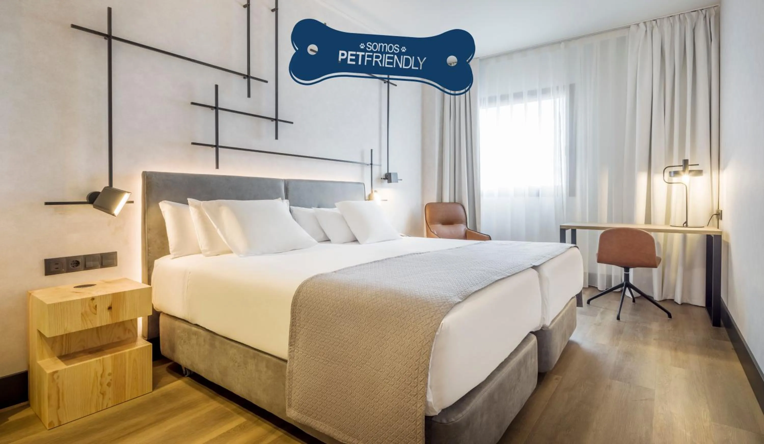 Bedroom, Bed in Hotel Ilunion San Mamés