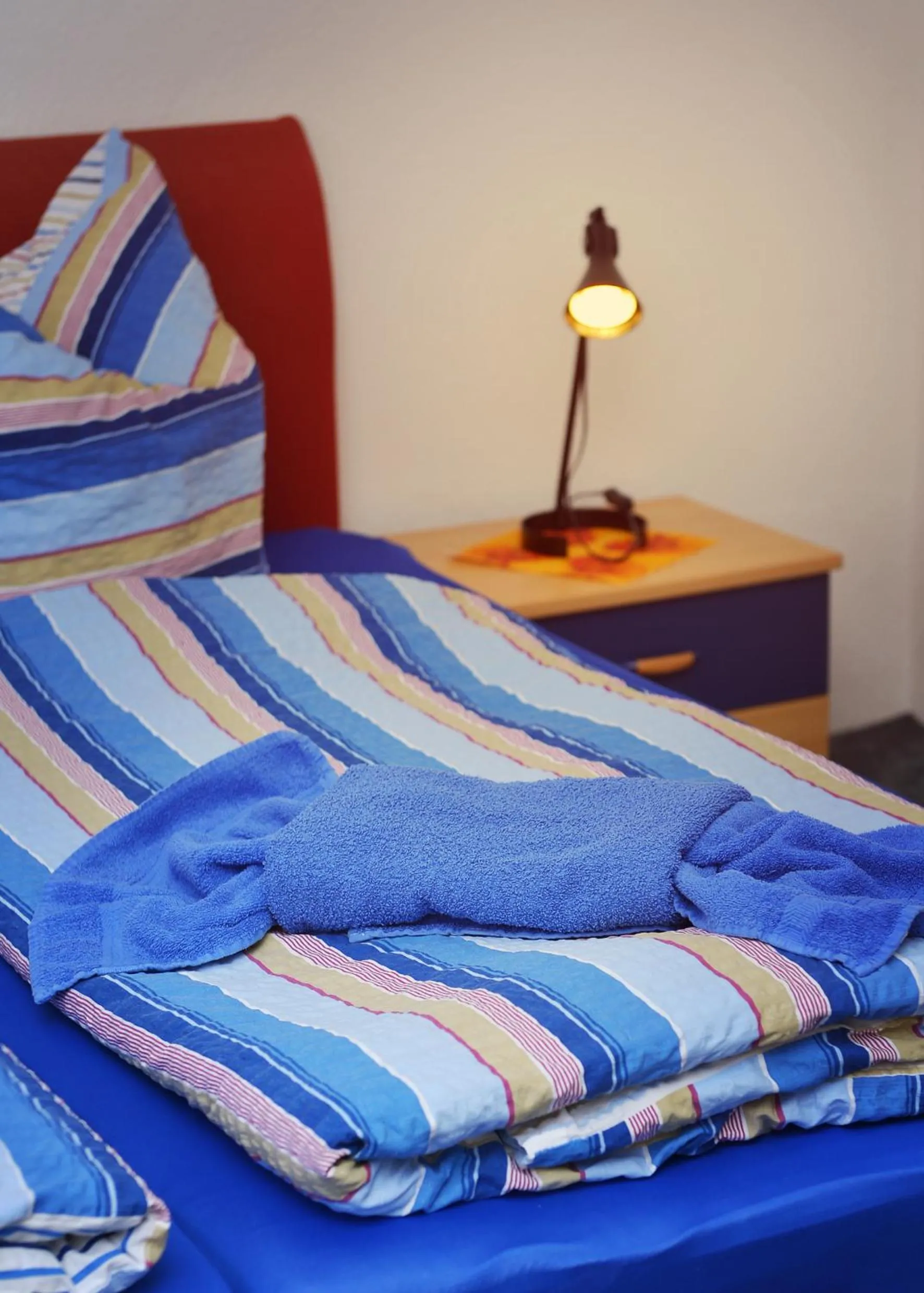 Bed in Pension Damköhler Thale OT Westerhausen