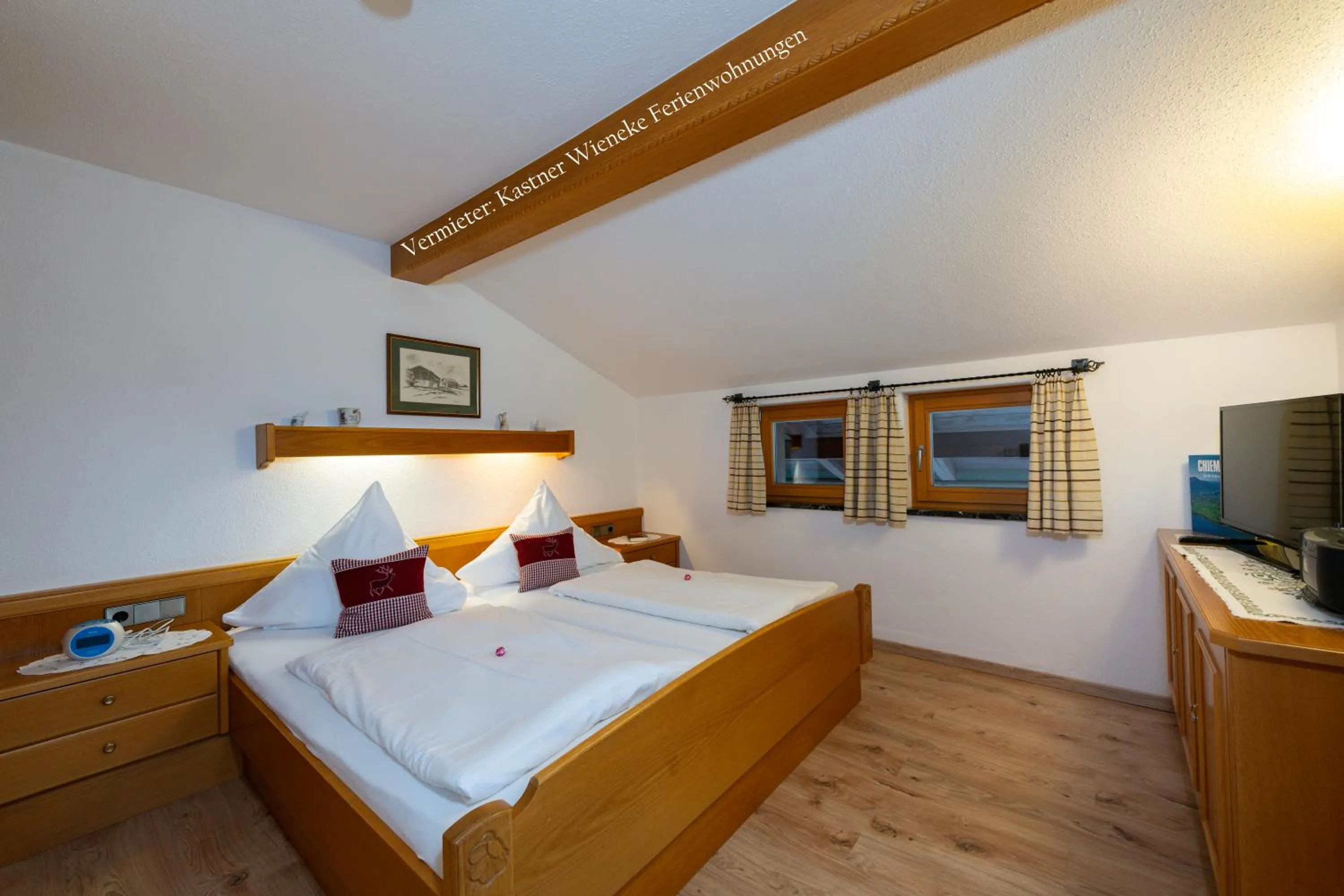 Bedroom, Bed in Haus Karoline