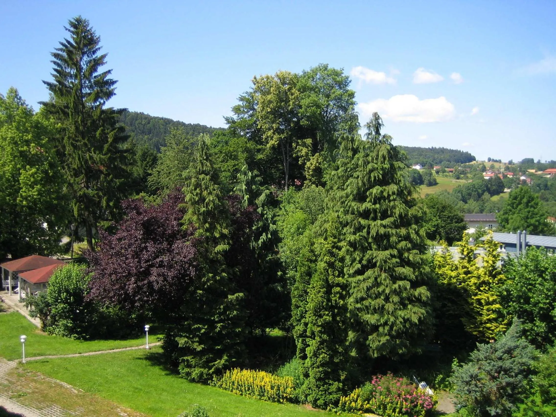 Garden in Hotel-Gasthof Zur Post