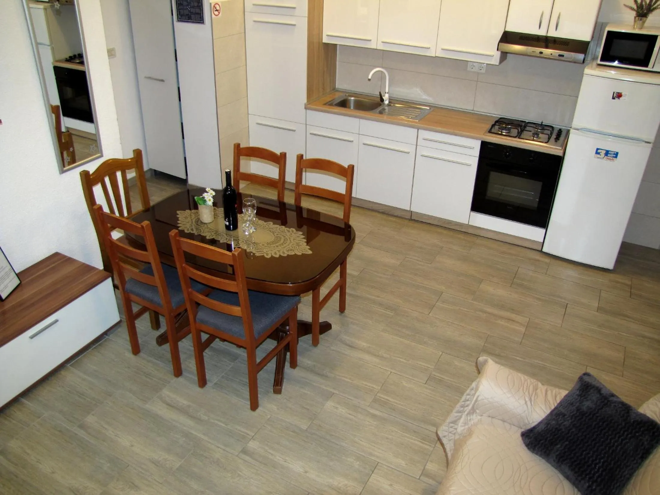 Kitchen or kitchenette in Apartments Klanac