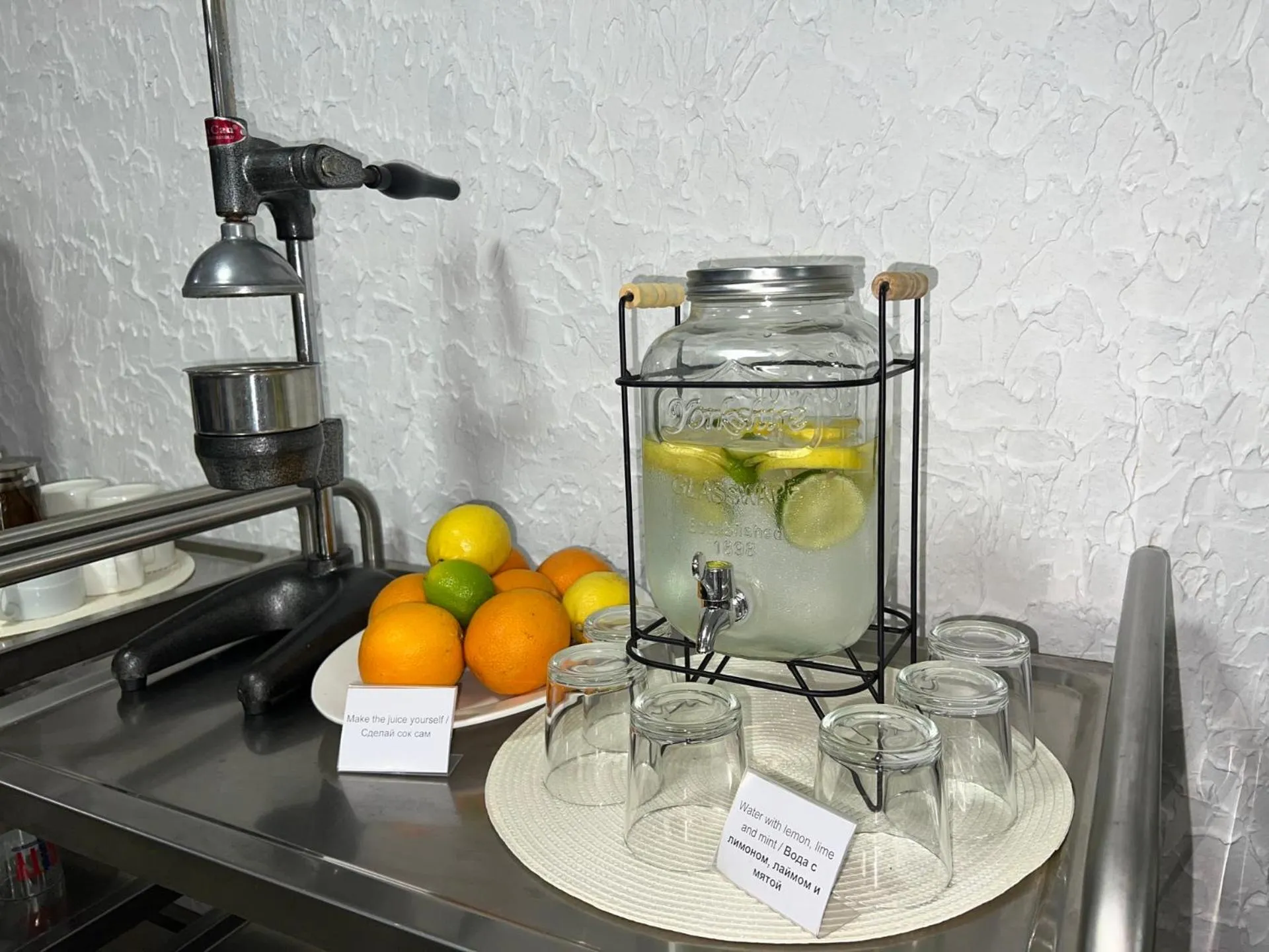 Breakfast in Hotel Tigran Mets Yerevan