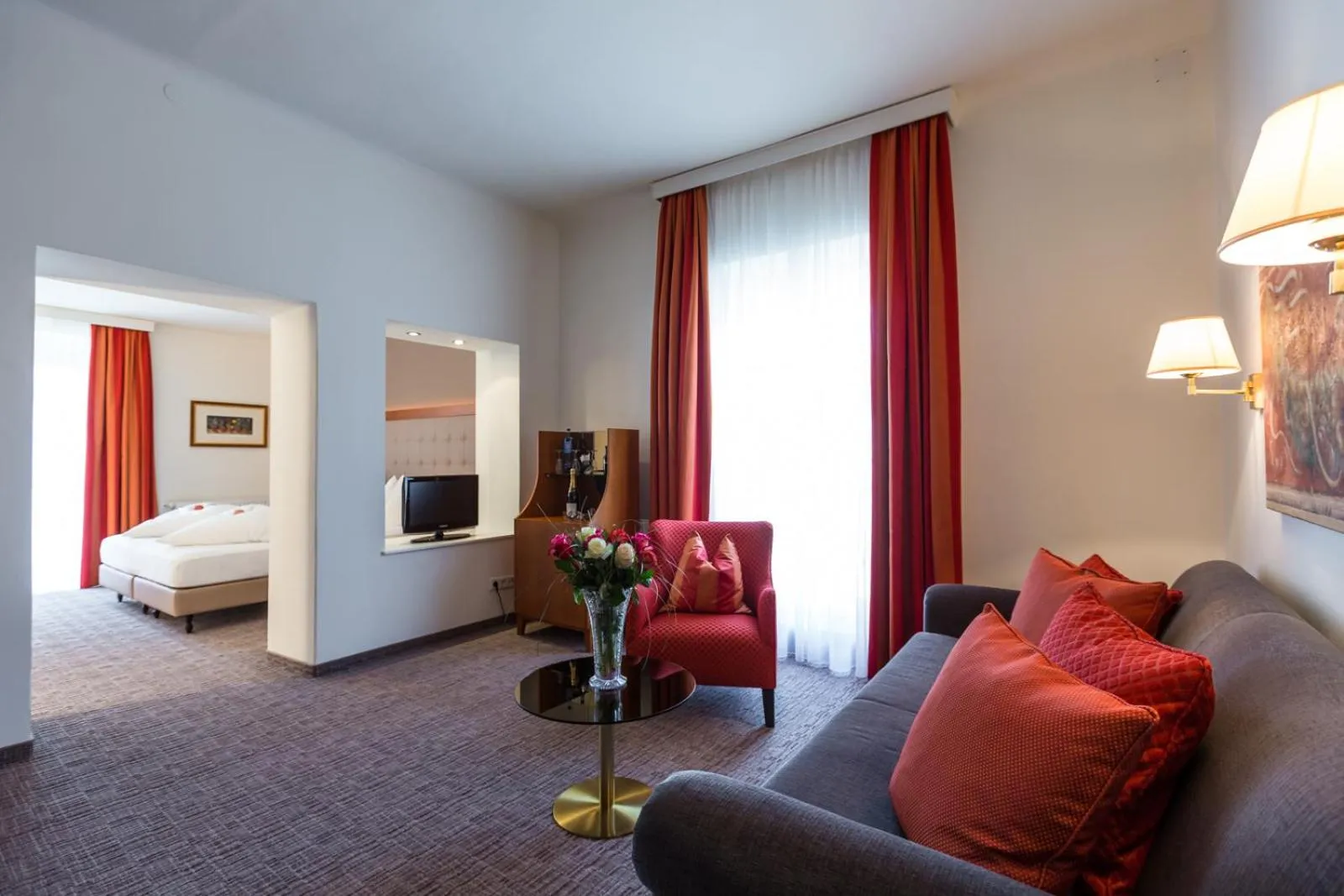 Photo of the whole room, Bed in GORITSCHNIGGs Hotel - Self Check-In