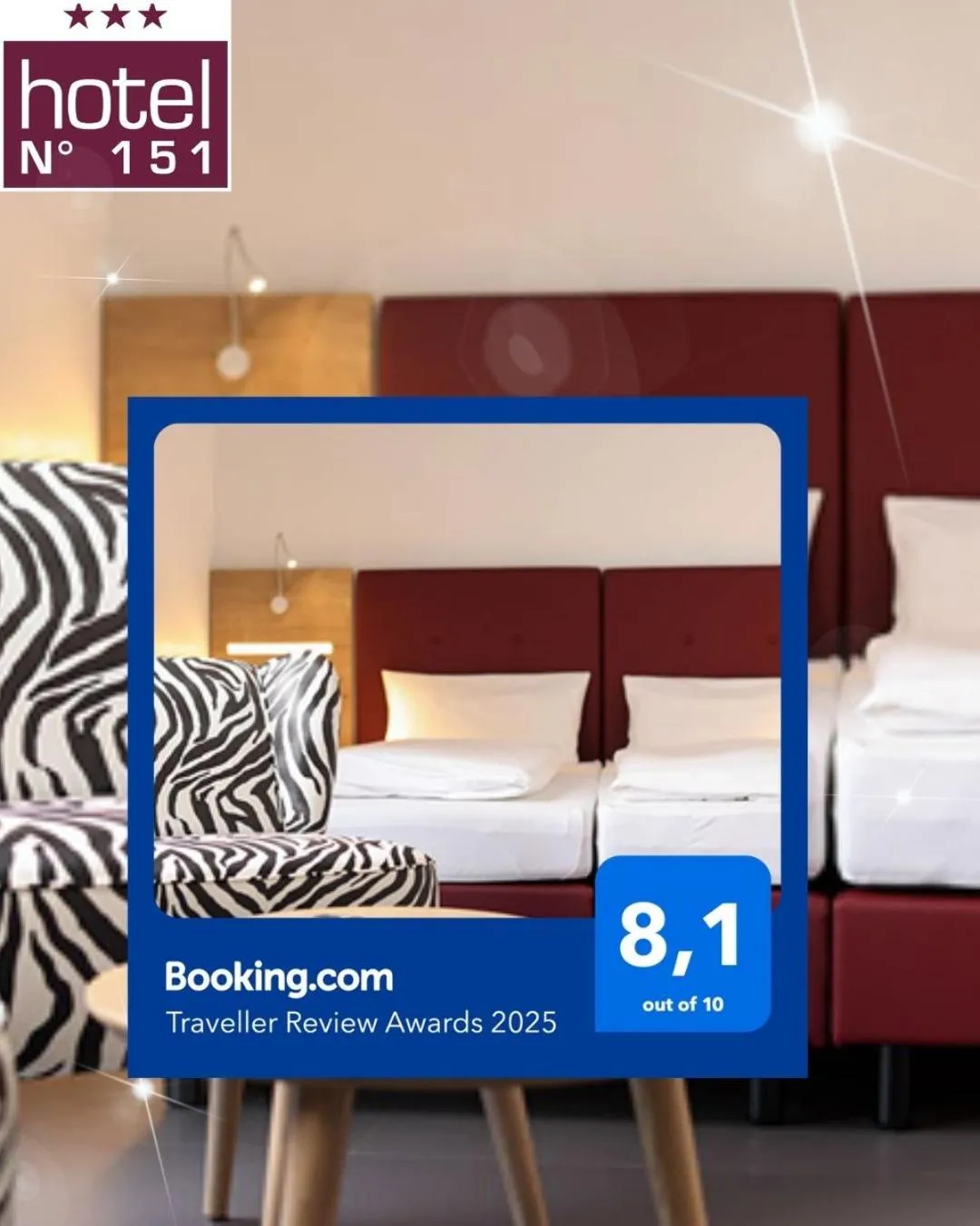 Certificate/Award, Bed in Hotel No151