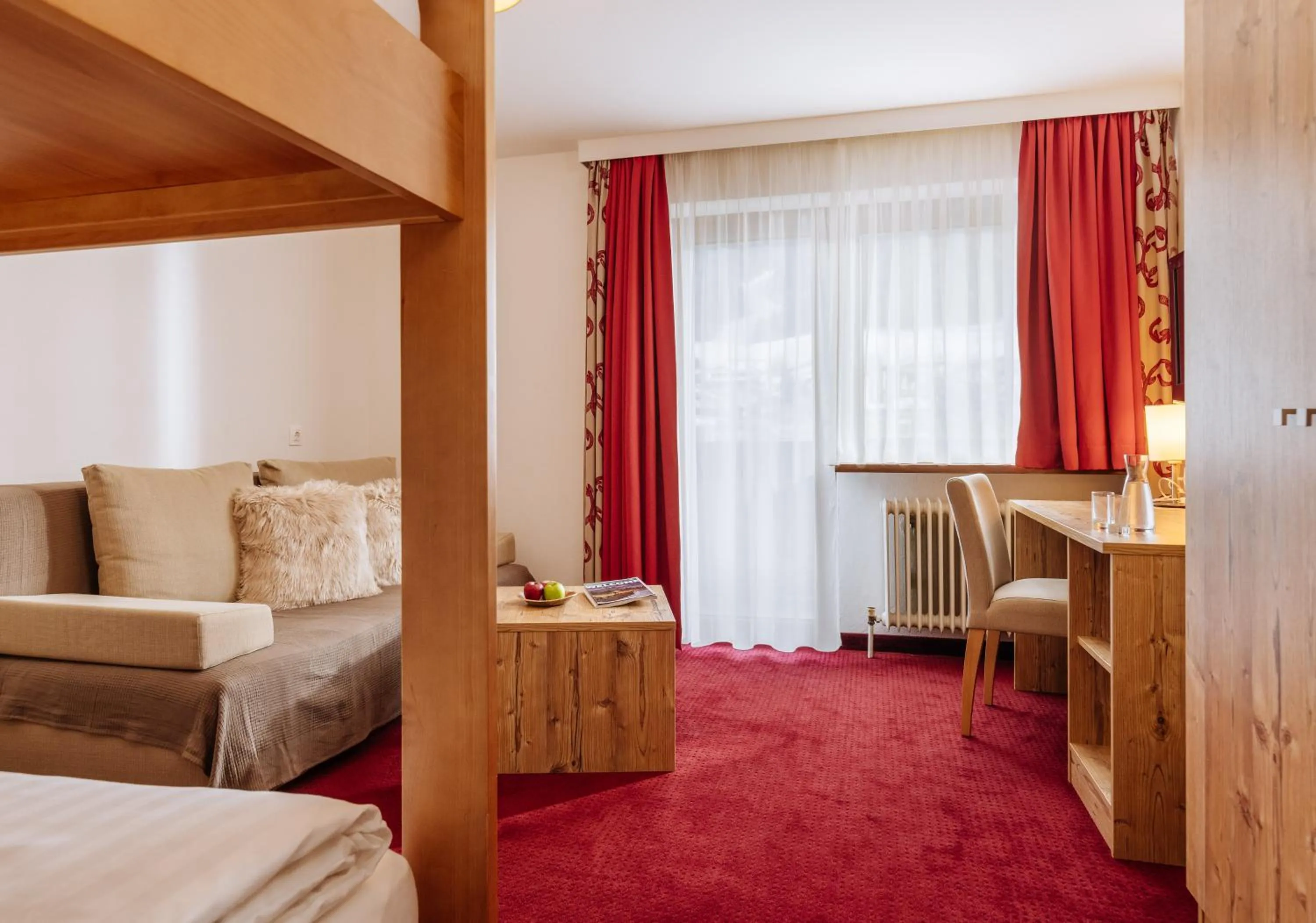 bunk bed, Bed in Hotel Kögele bei Innsbruck Axamer Lizum