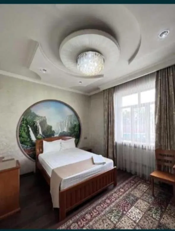 Bed in Akzhol Hotel Almaty
