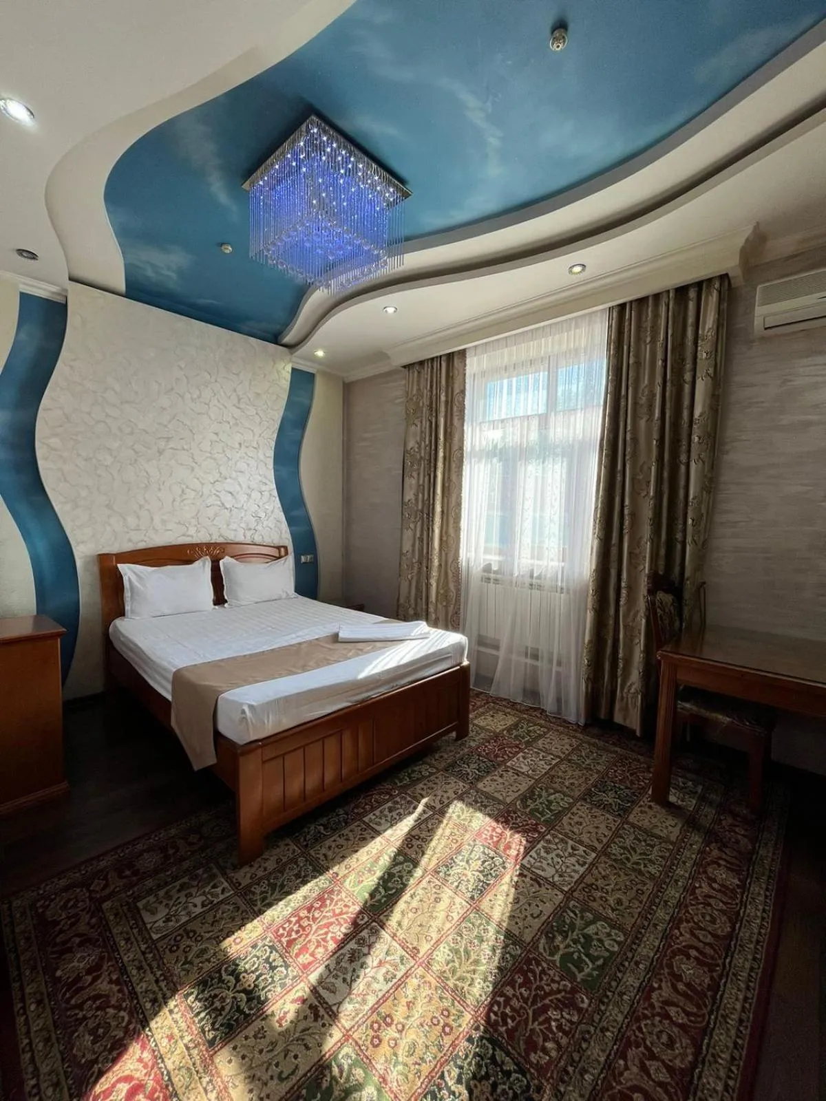 Bed in Akzhol Hotel Almaty