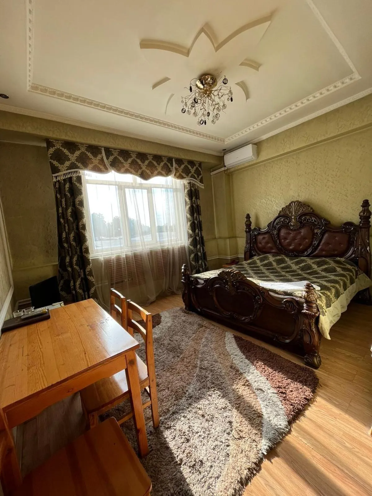 Bed in Akzhol Hotel Almaty