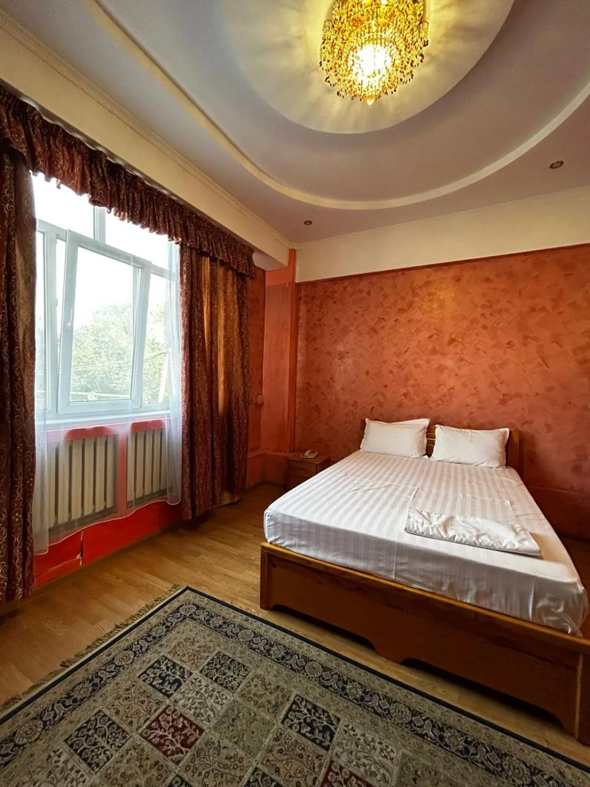 Bed in Akzhol Hotel Almaty