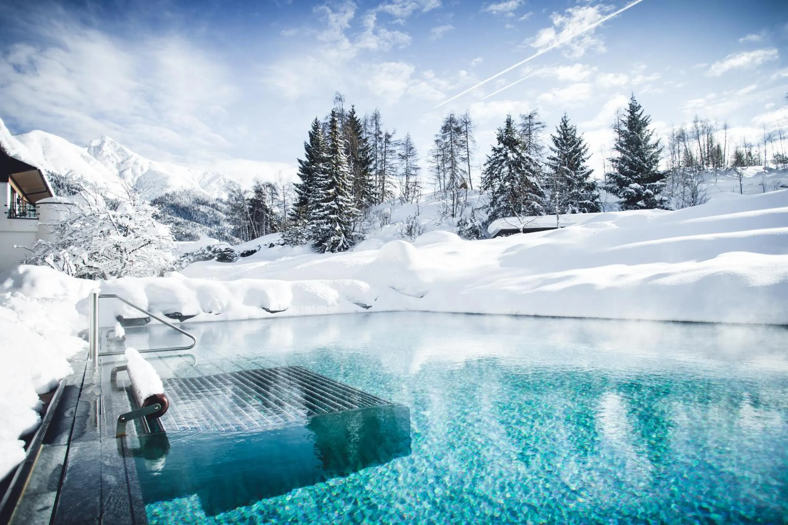 Pool view in Hotel Klosterbräu