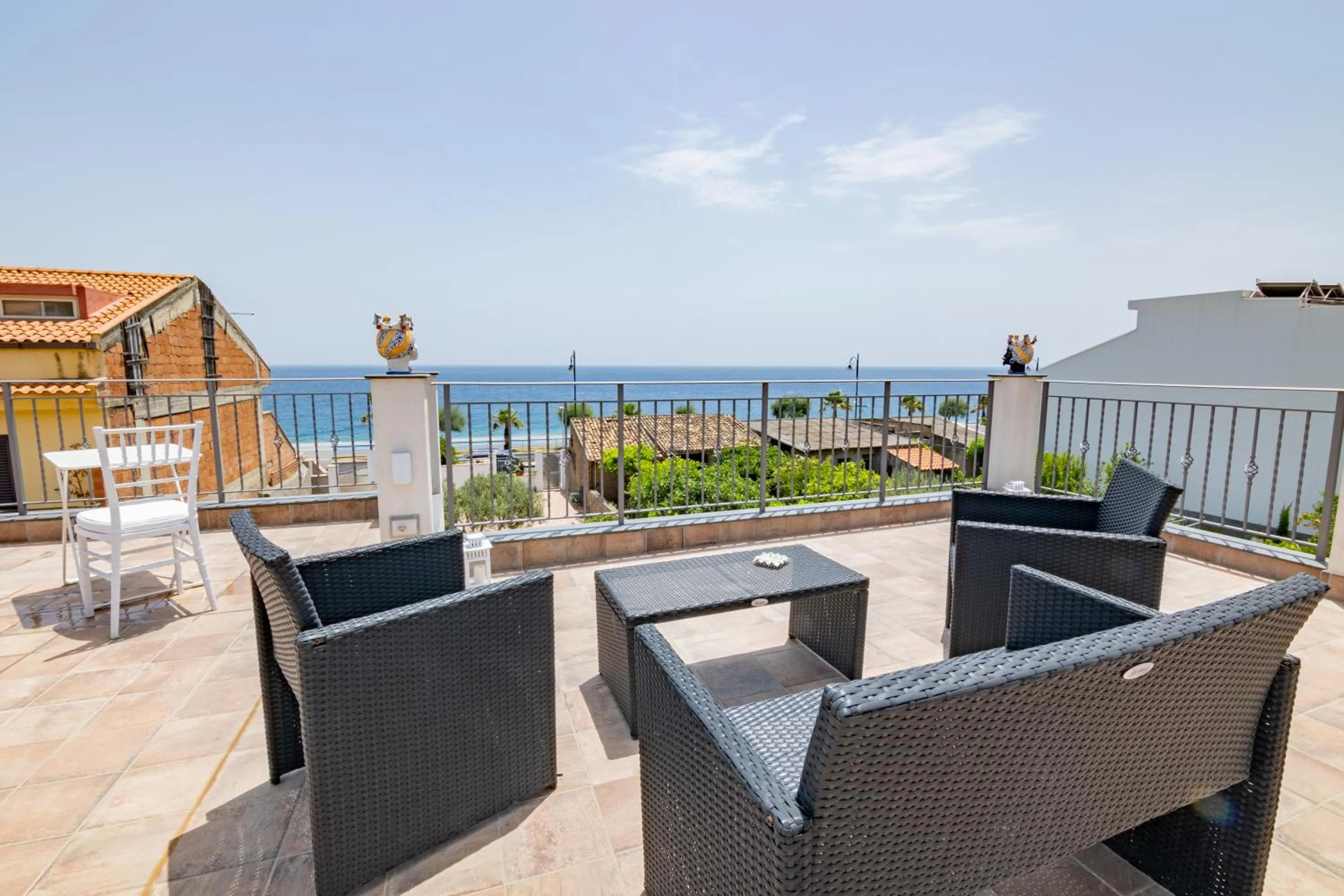 Balcony/Terrace in B&B Ottocento Sul Mare