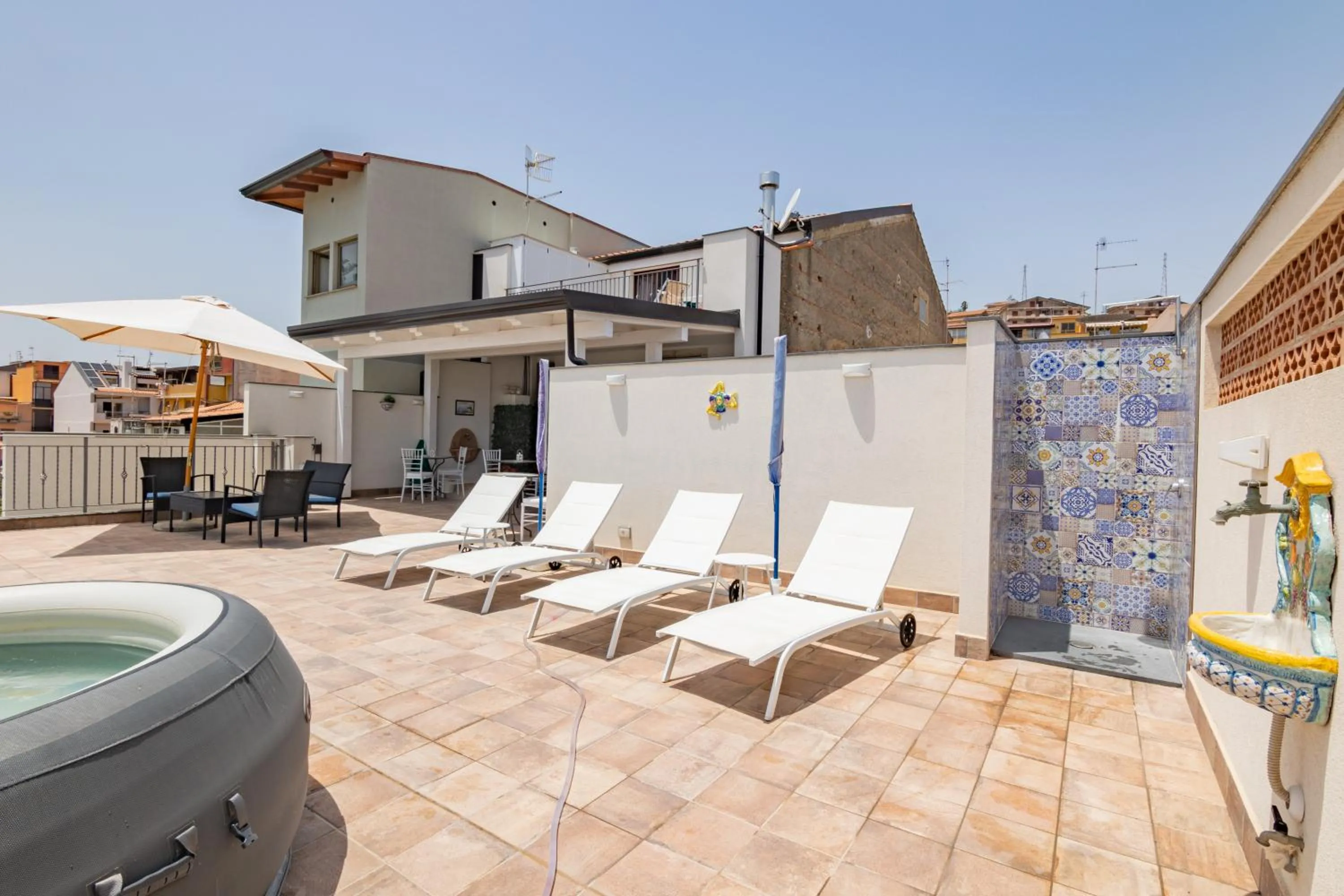 Hot Tub in B&B Ottocento Sul Mare