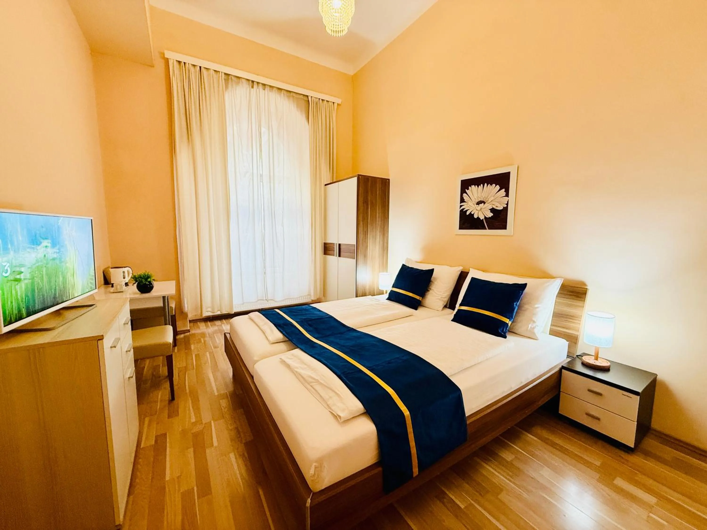 Bed in Pension Liechtenstein