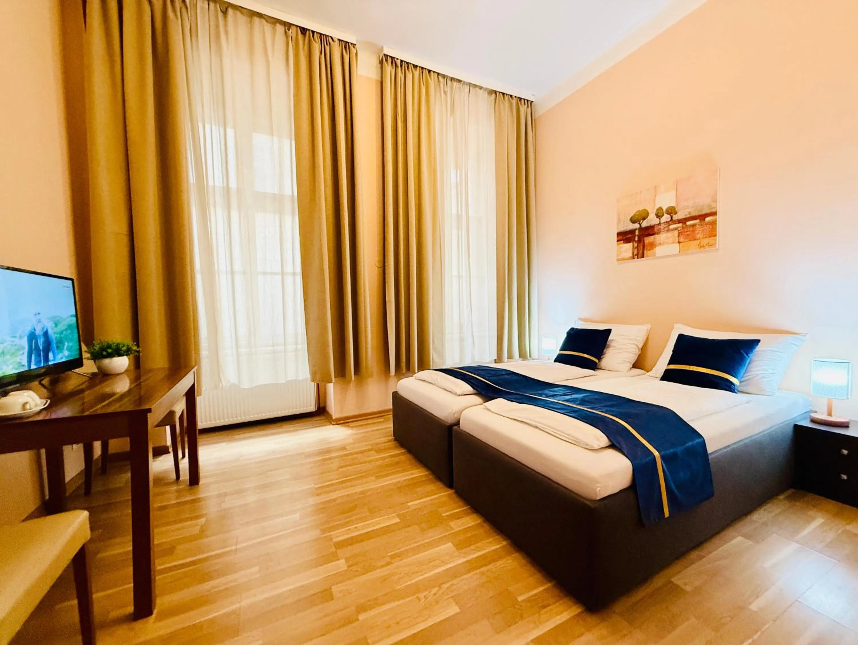 Bed in Pension Liechtenstein