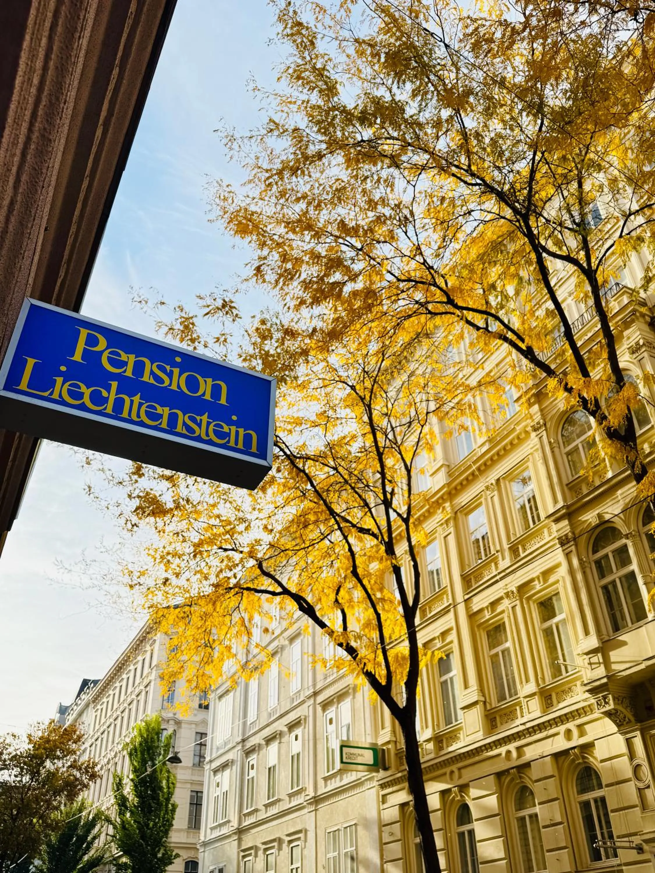 Facade/entrance in Pension Liechtenstein