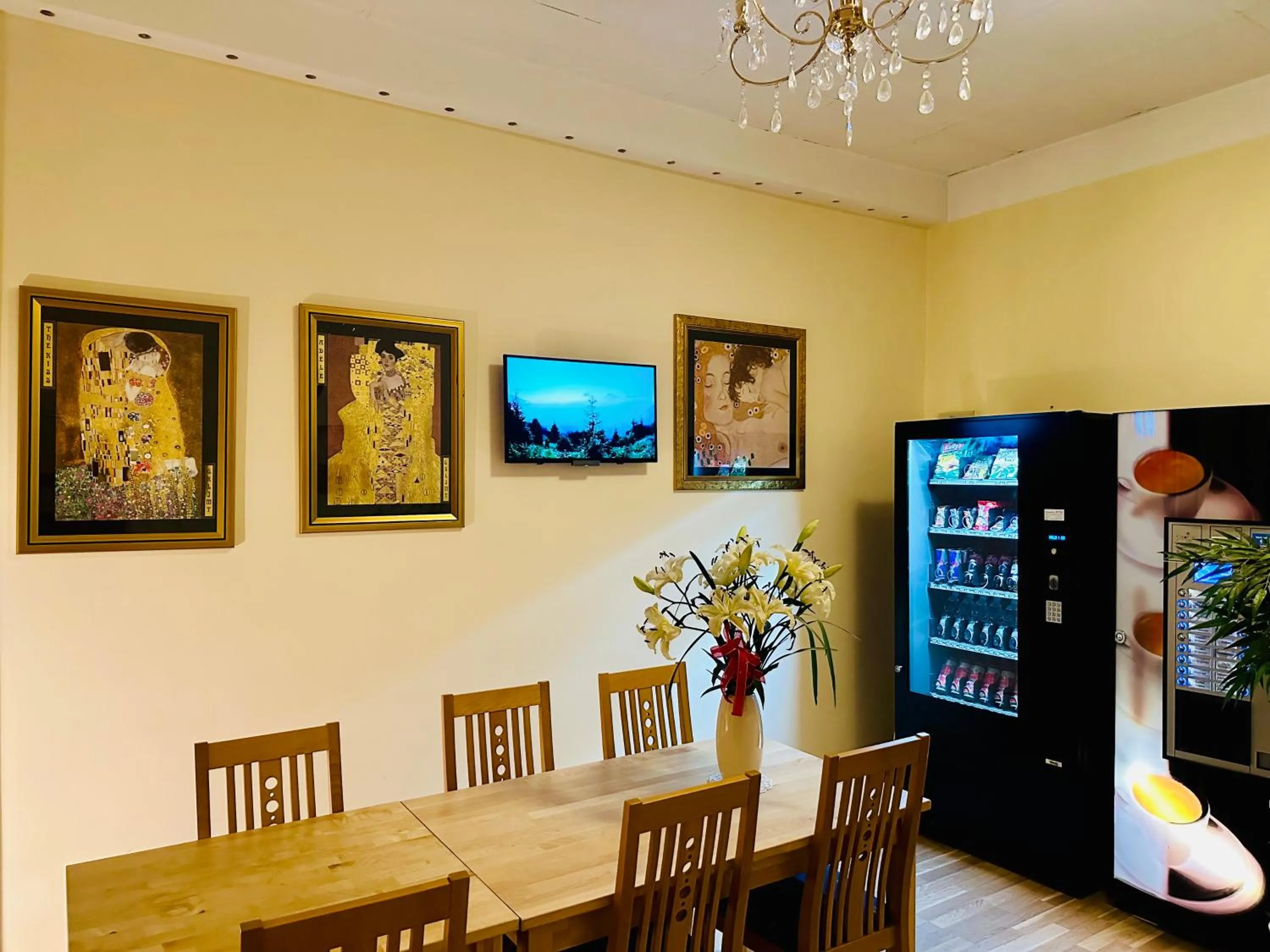 Lobby or reception in Pension Liechtenstein