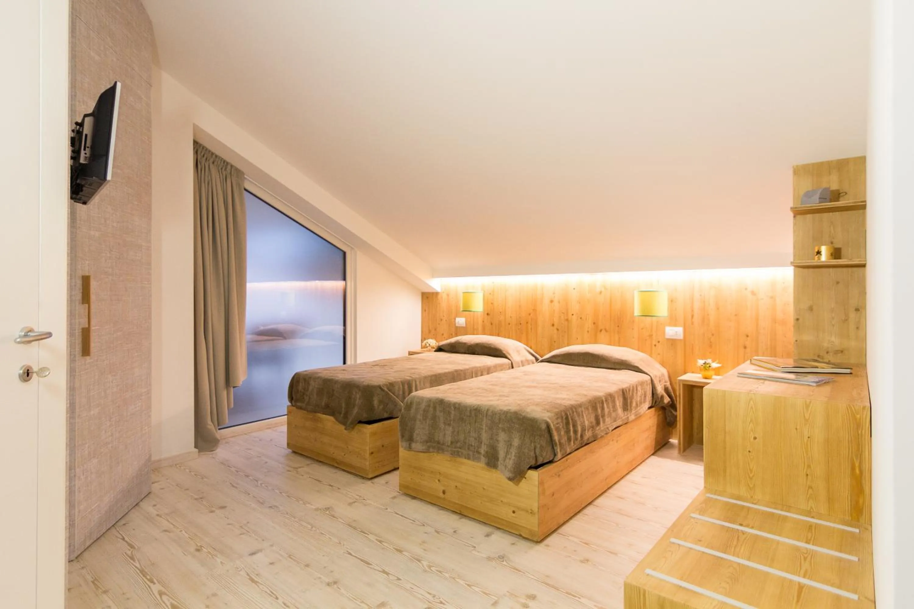 Bed in B&B COL DE LE MOLE - DOLOMITI BELLUNESI