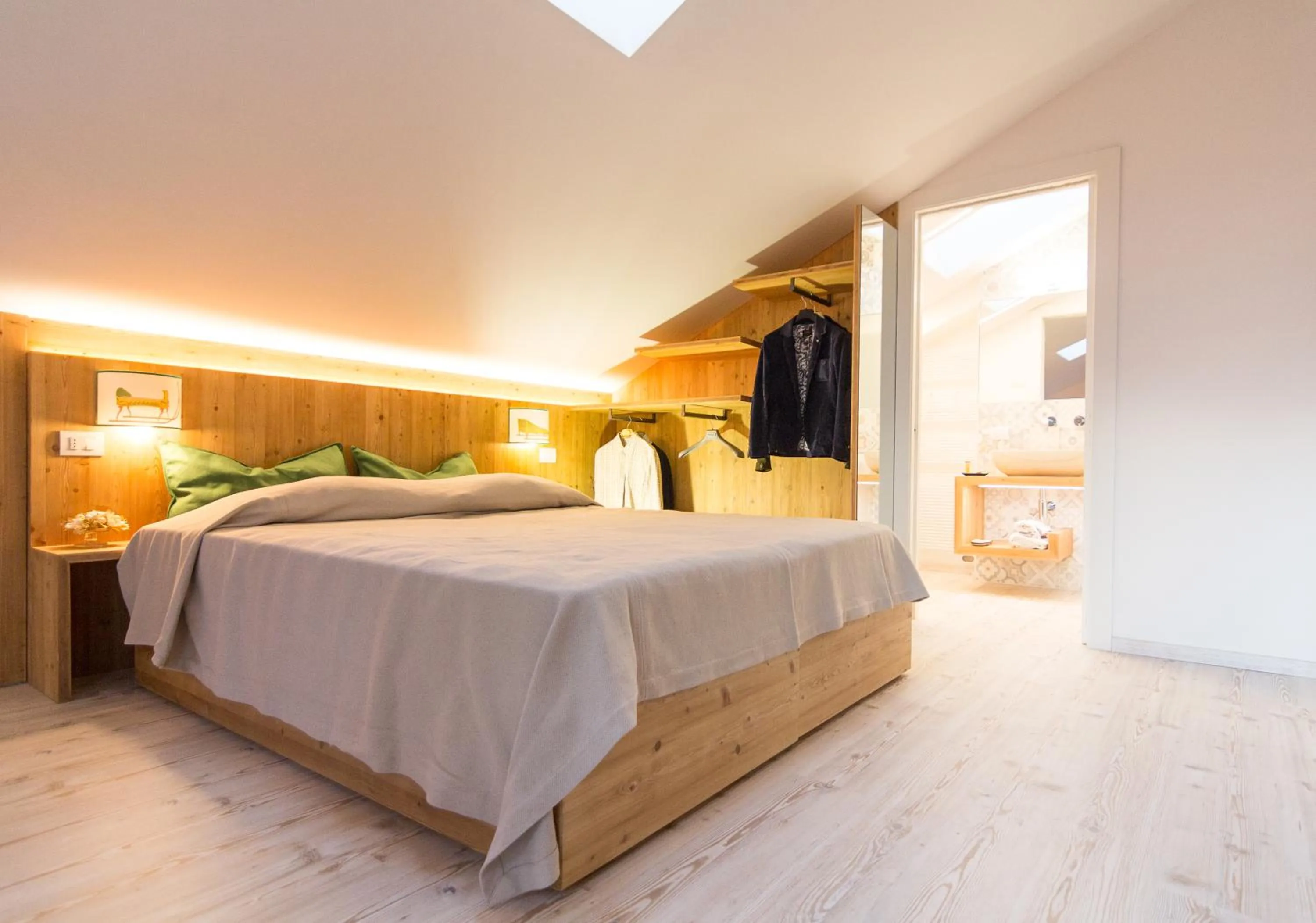 Bed in B&B COL DE LE MOLE - DOLOMITI BELLUNESI